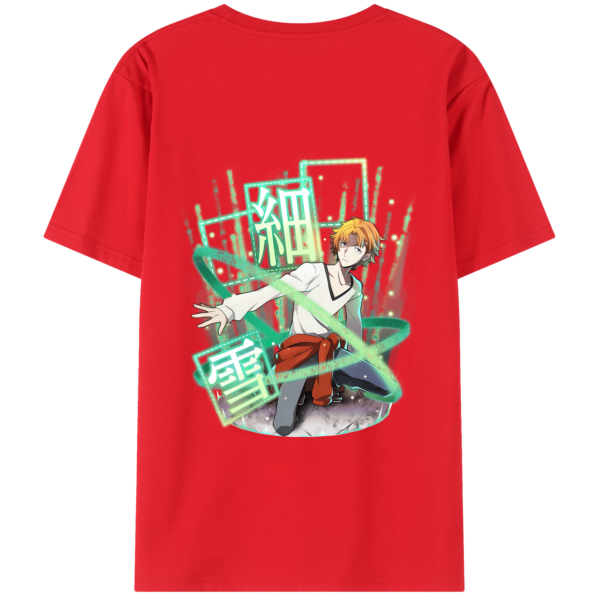 （画像用） 文豪ストレイドッグス Bungo Stray Dogs レディース半袖Tシャツ(バックプリント)