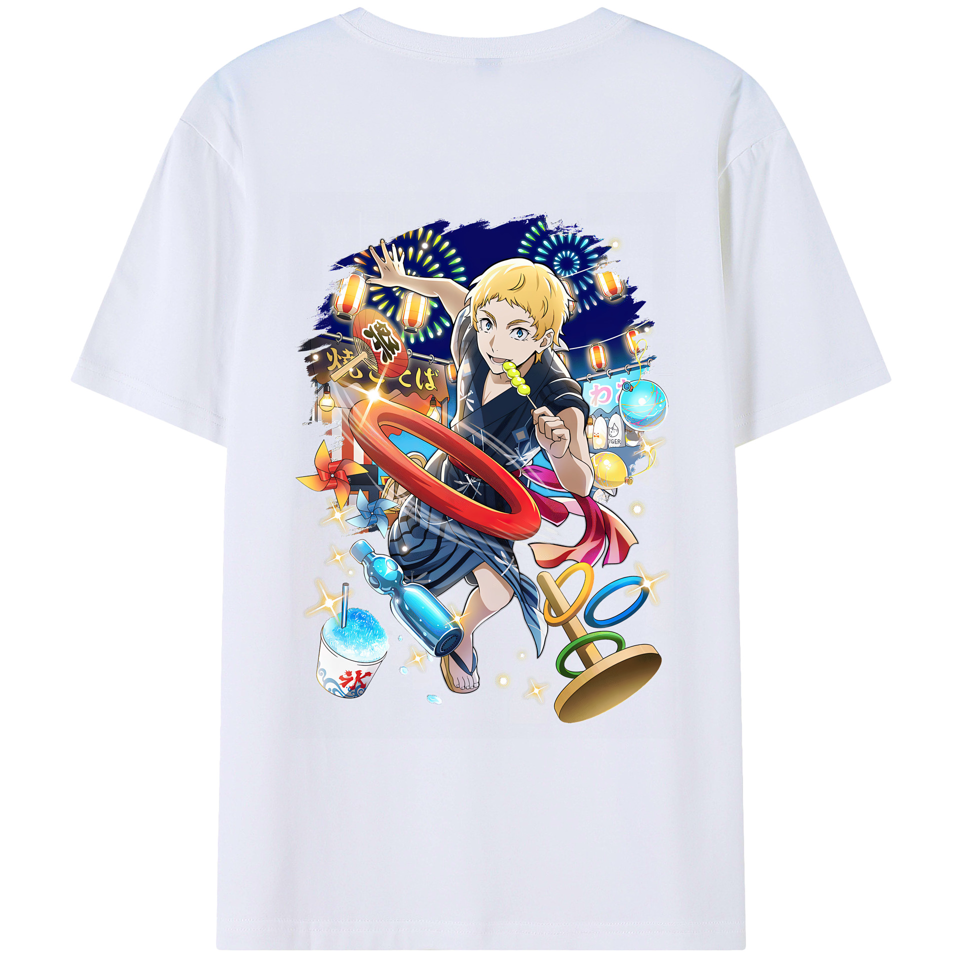 （画像用） 文豪ストレイドッグス Bungo Stray Dogs レディース半袖Tシャツ(バックプリント)