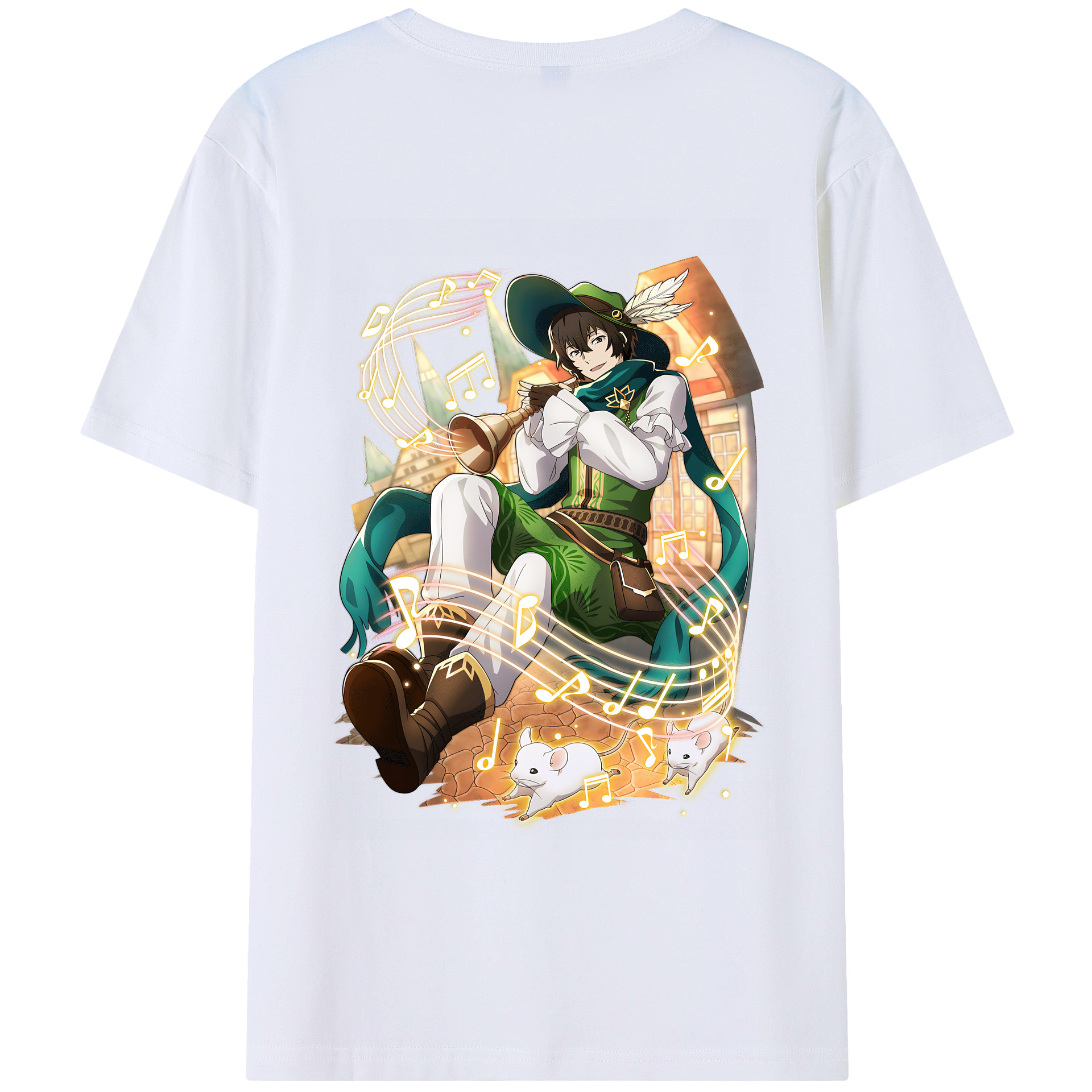 （画像用） 文豪ストレイドッグス Bungo Stray Dogs レディース半袖Tシャツ(バックプリント)