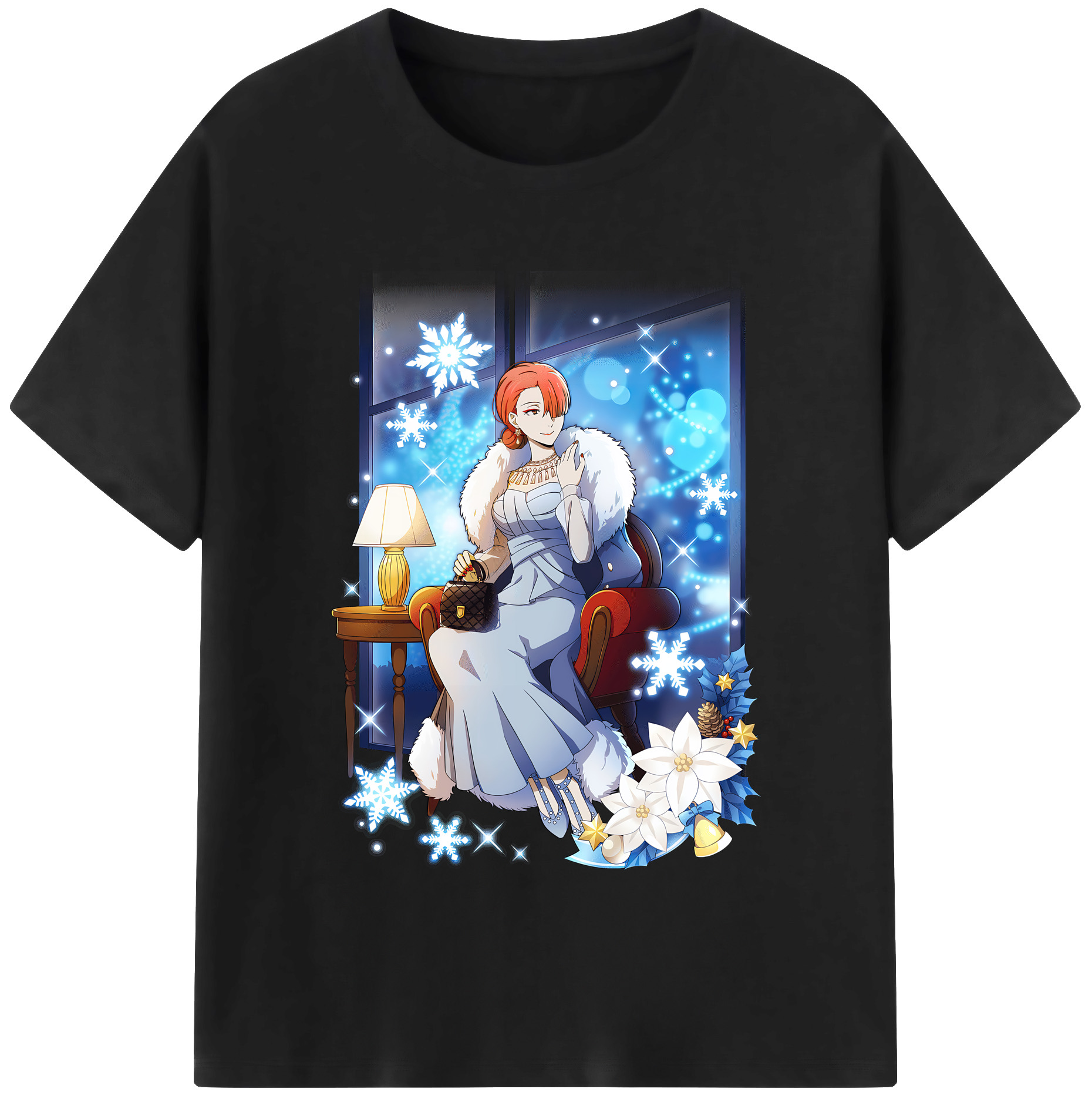 （画像用） 文豪ストレイドッグス Bungo Stray Dogs レディースカジュアルプリントTシャツ（綿100％）