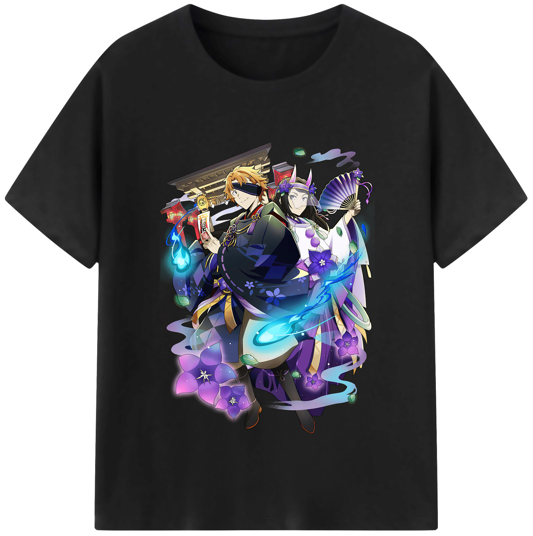 （画像用） 文豪ストレイドッグス Bungo Stray Dogs レディースカジュアルプリントTシャツ（綿100％）