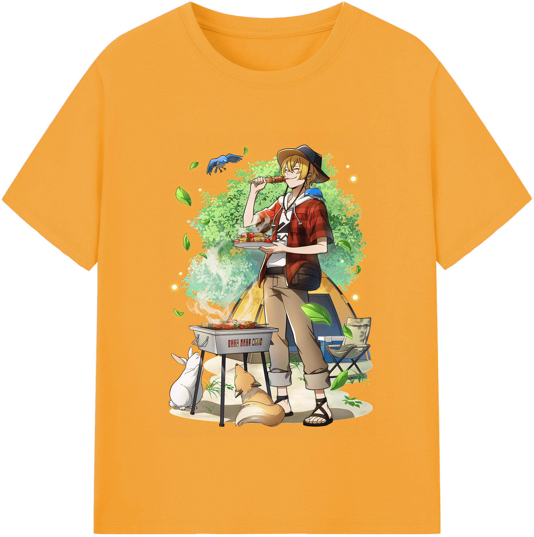 （画像用） 文豪ストレイドッグス Bungo Stray Dogs レディースカジュアルプリントTシャツ（綿100％）