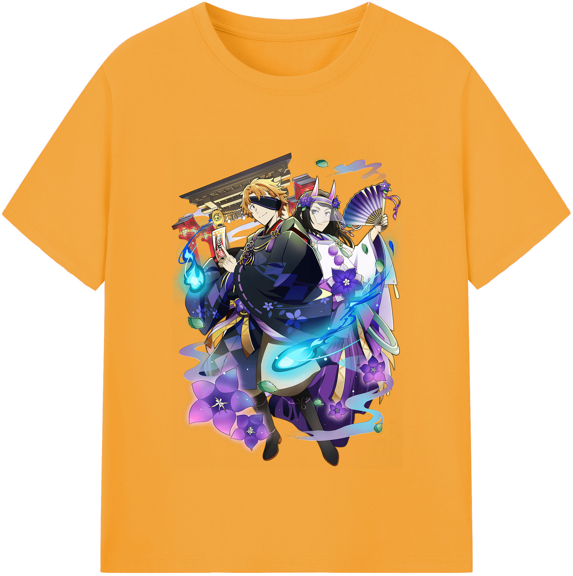 （画像用） 文豪ストレイドッグス Bungo Stray Dogs レディースカジュアルプリントTシャツ（綿100％）