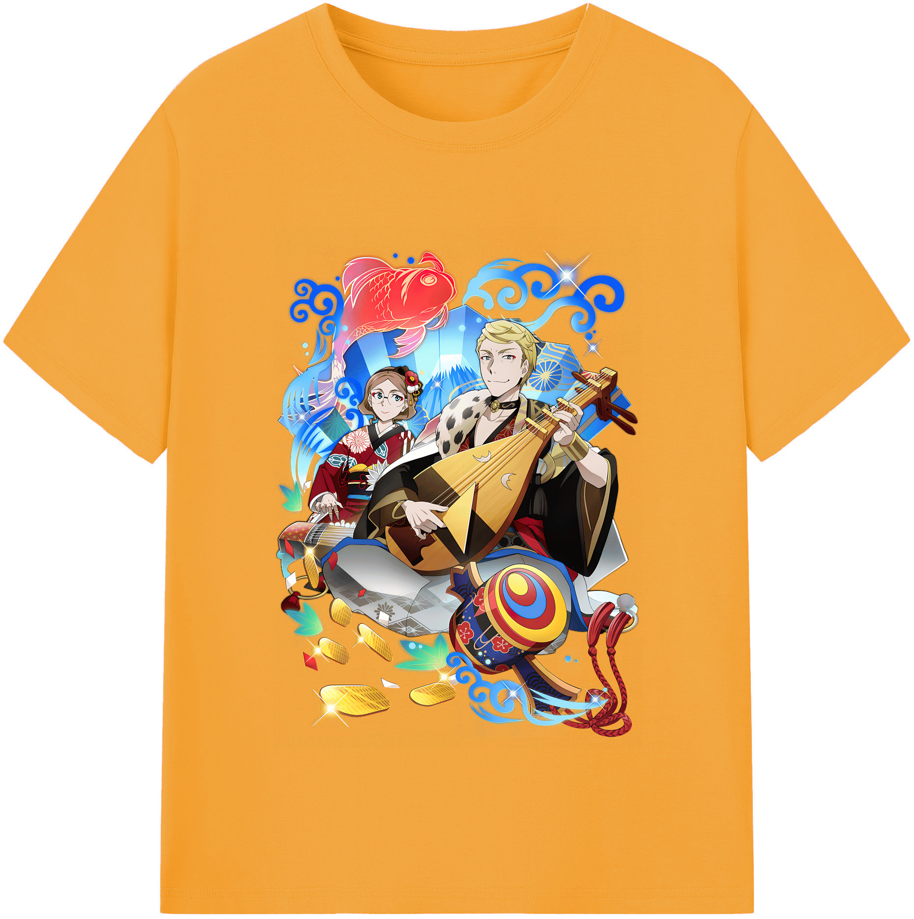 （画像用） 文豪ストレイドッグス Bungo Stray Dogs レディースカジュアルプリントTシャツ（綿100％）