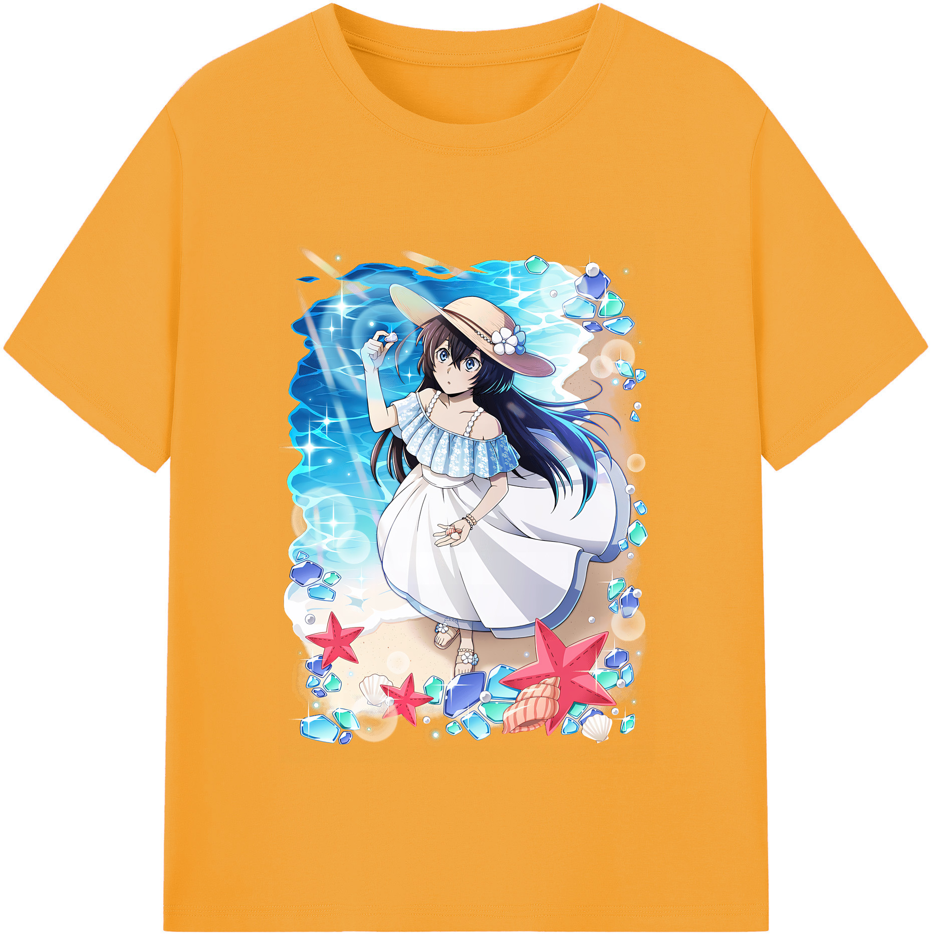 （画像用） 文豪ストレイドッグス Bungo Stray Dogs レディースカジュアルプリントTシャツ（綿100％）