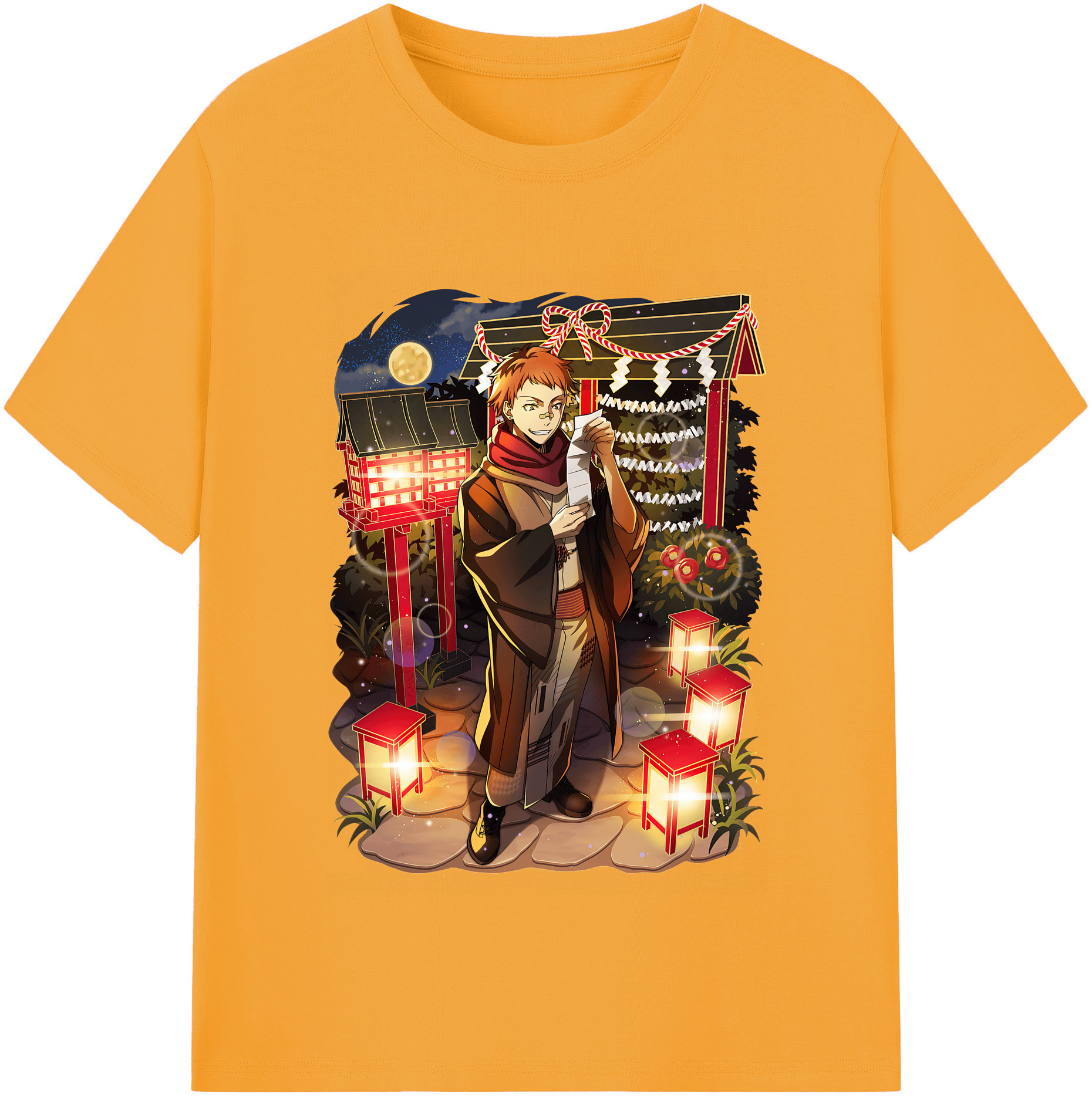 （画像用） 文豪ストレイドッグス Bungo Stray Dogs レディースカジュアルプリントTシャツ（綿100％）