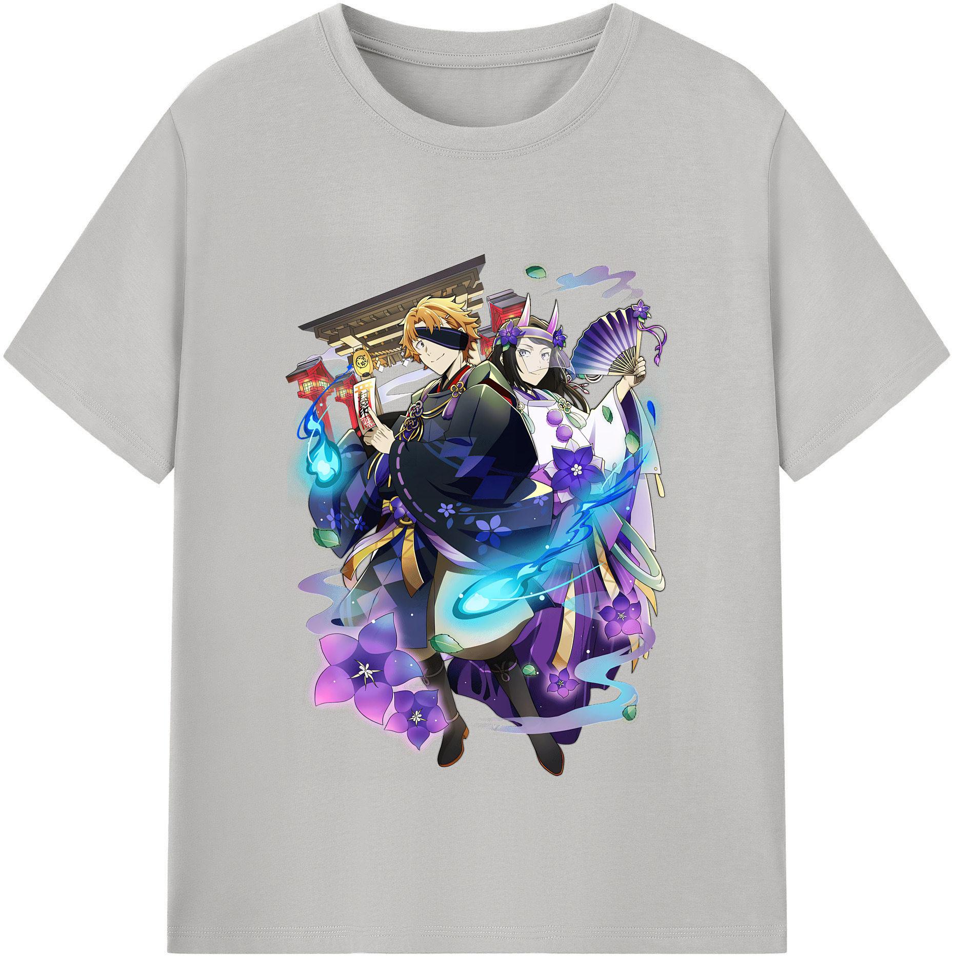 （画像用） 文豪ストレイドッグス Bungo Stray Dogs レディースカジュアルプリントTシャツ（綿100％）