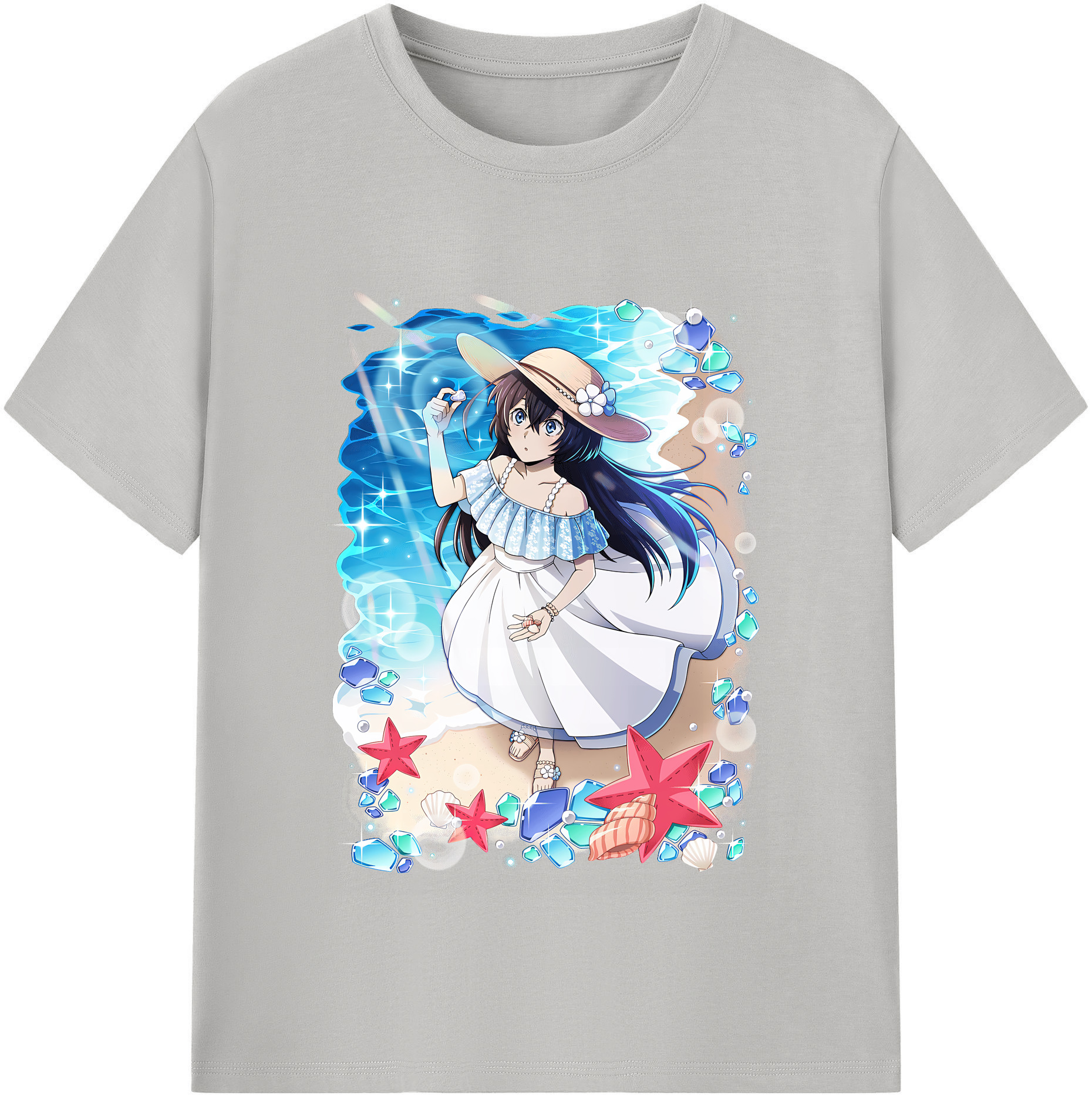 （画像用） 文豪ストレイドッグス Bungo Stray Dogs レディースカジュアルプリントTシャツ（綿100％）