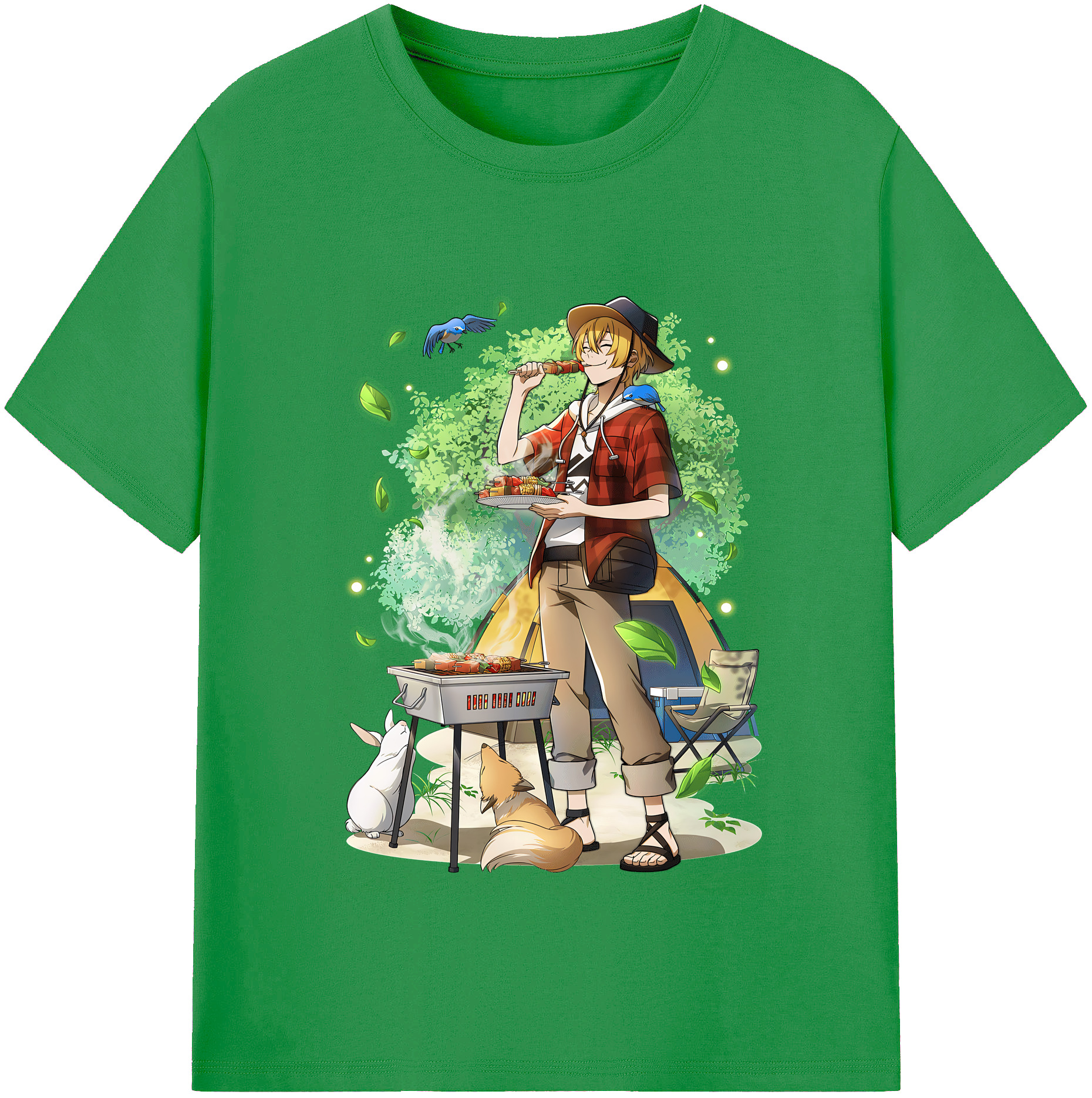 （画像用） 文豪ストレイドッグス Bungo Stray Dogs レディースカジュアルプリントTシャツ（綿100％）