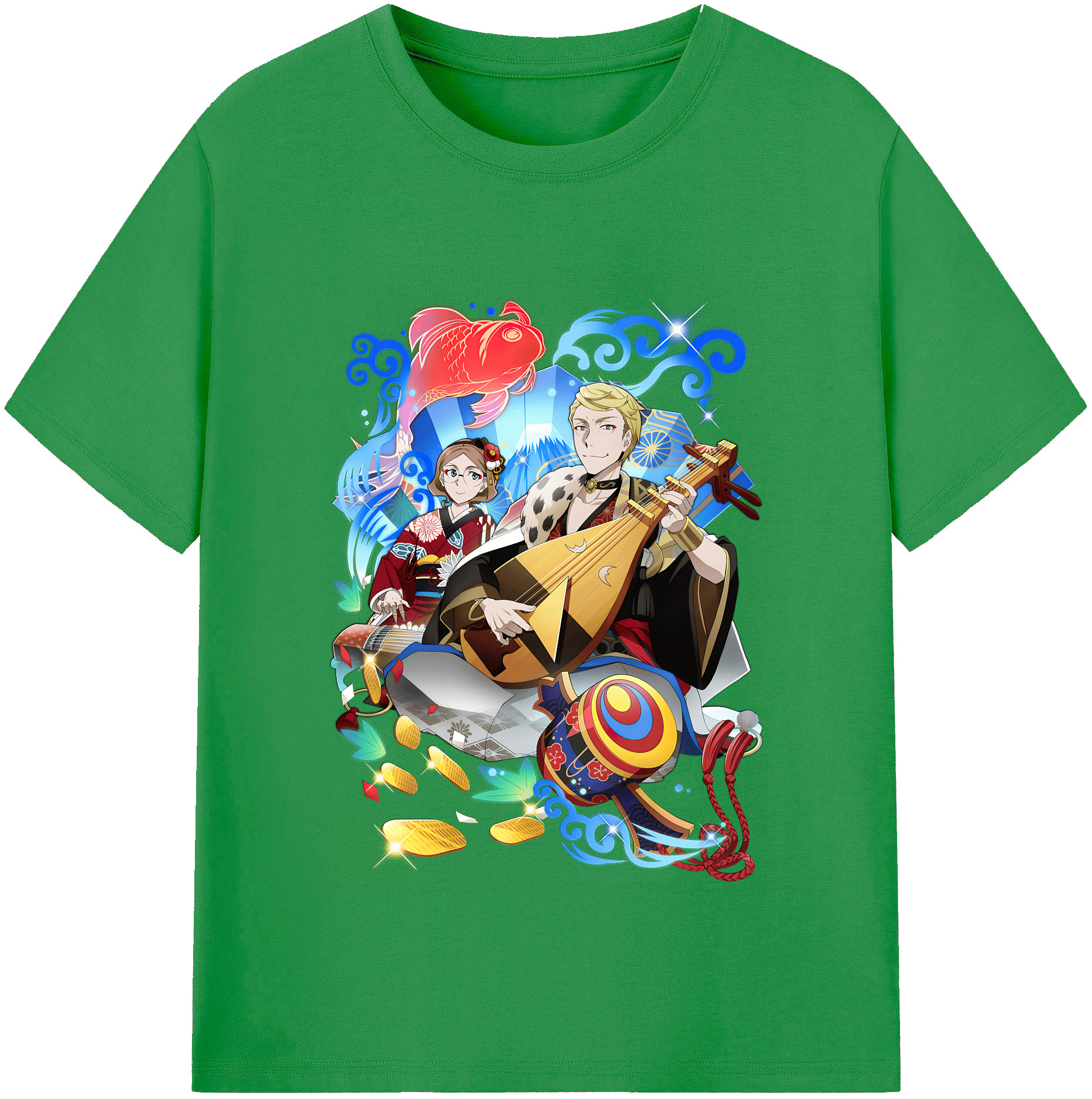 （画像用） 文豪ストレイドッグス Bungo Stray Dogs レディースカジュアルプリントTシャツ（綿100％）