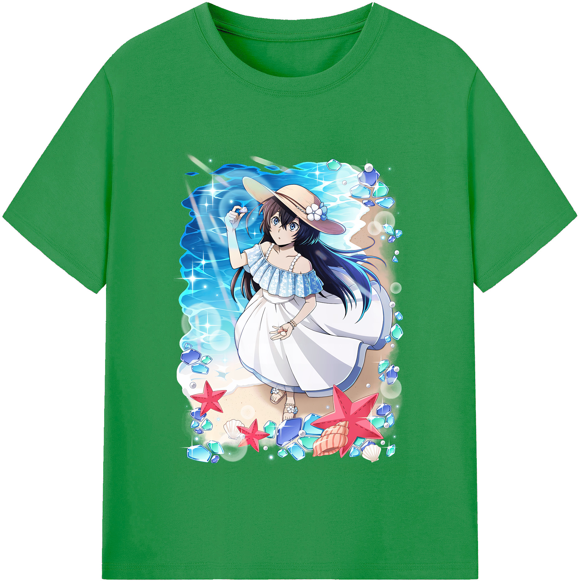 （画像用） 文豪ストレイドッグス Bungo Stray Dogs レディースカジュアルプリントTシャツ（綿100％）