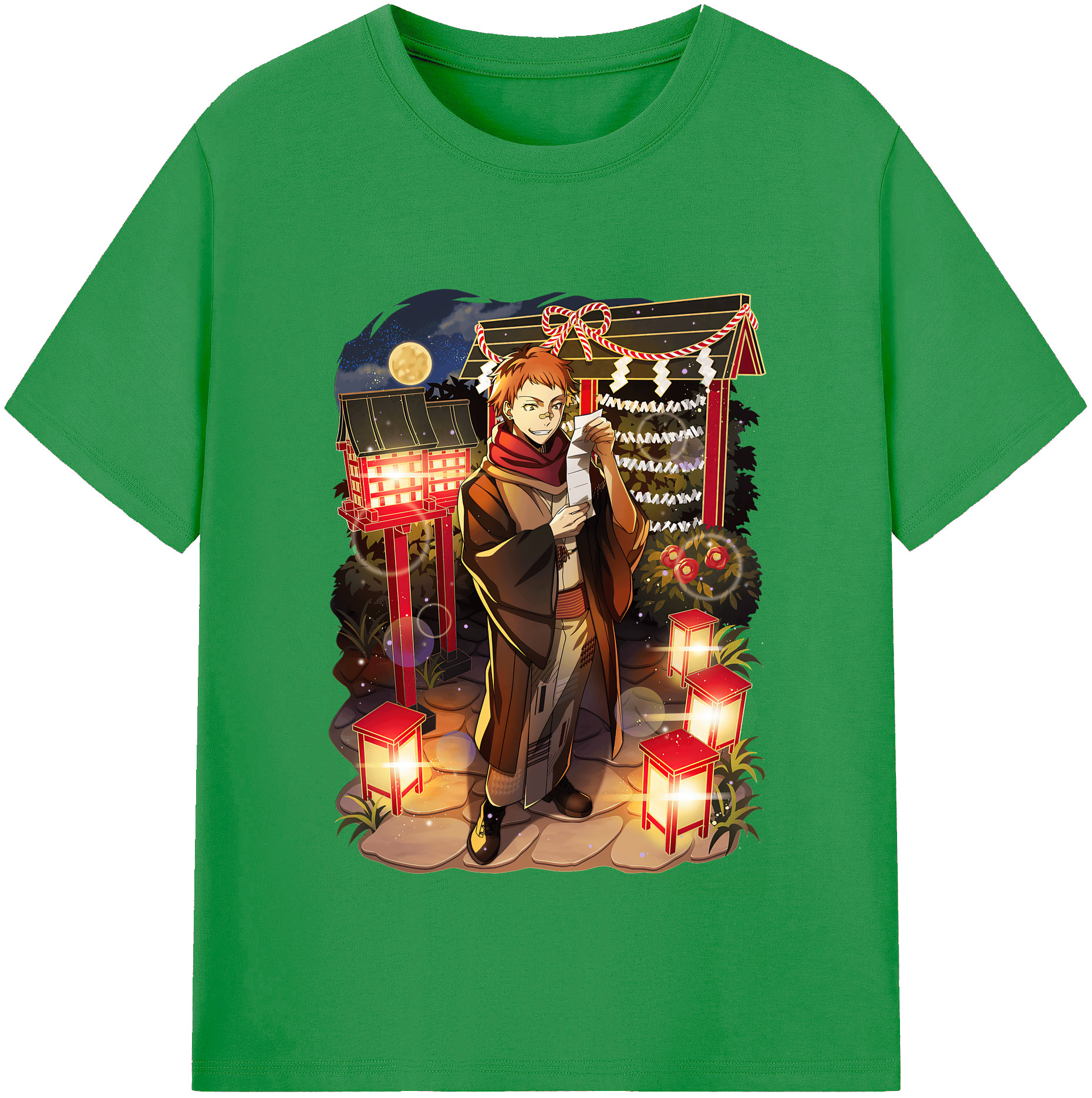 （画像用） 文豪ストレイドッグス Bungo Stray Dogs レディースカジュアルプリントTシャツ（綿100％）