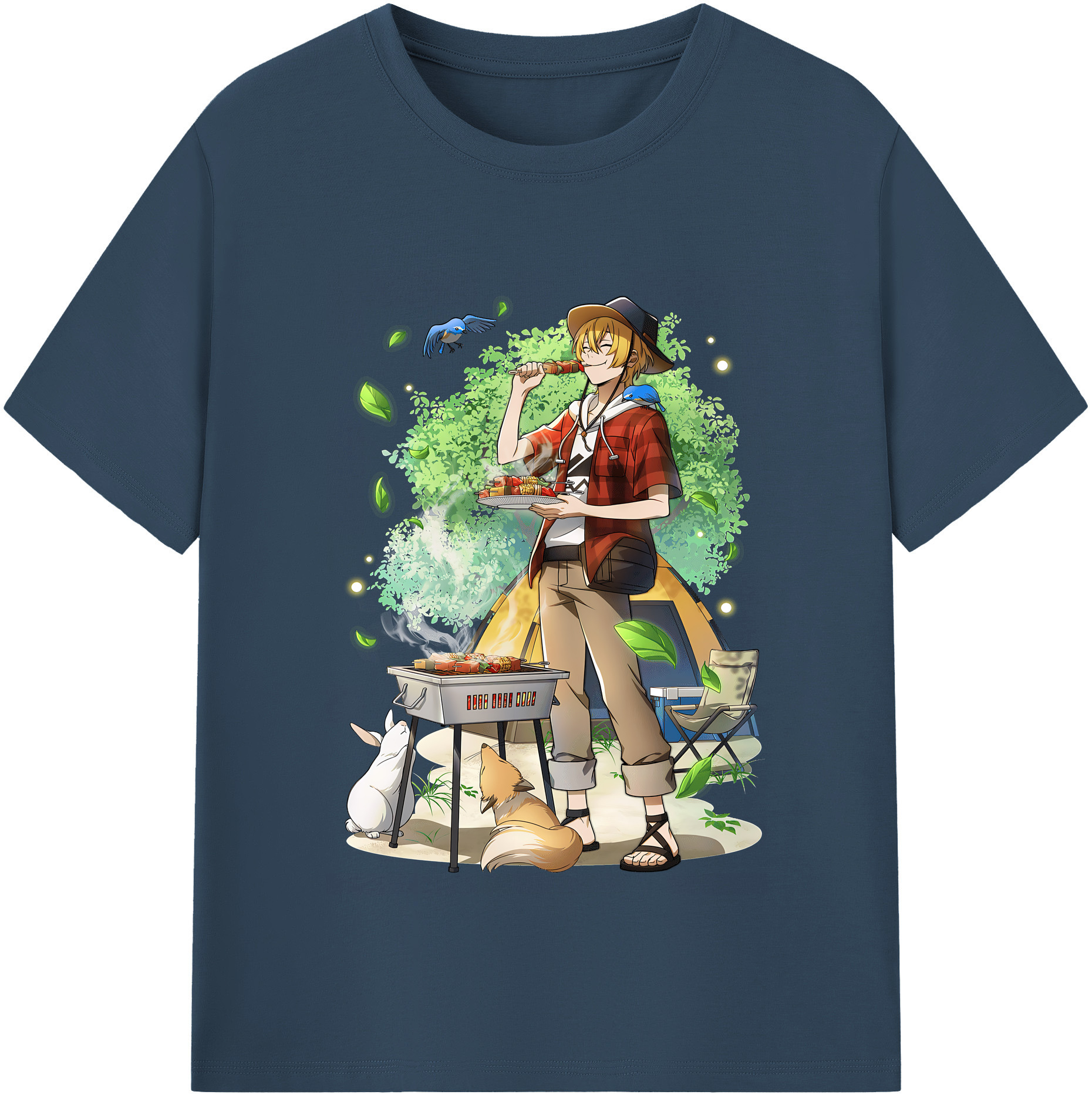 （画像用） 文豪ストレイドッグス Bungo Stray Dogs レディースカジュアルプリントTシャツ（綿100％）