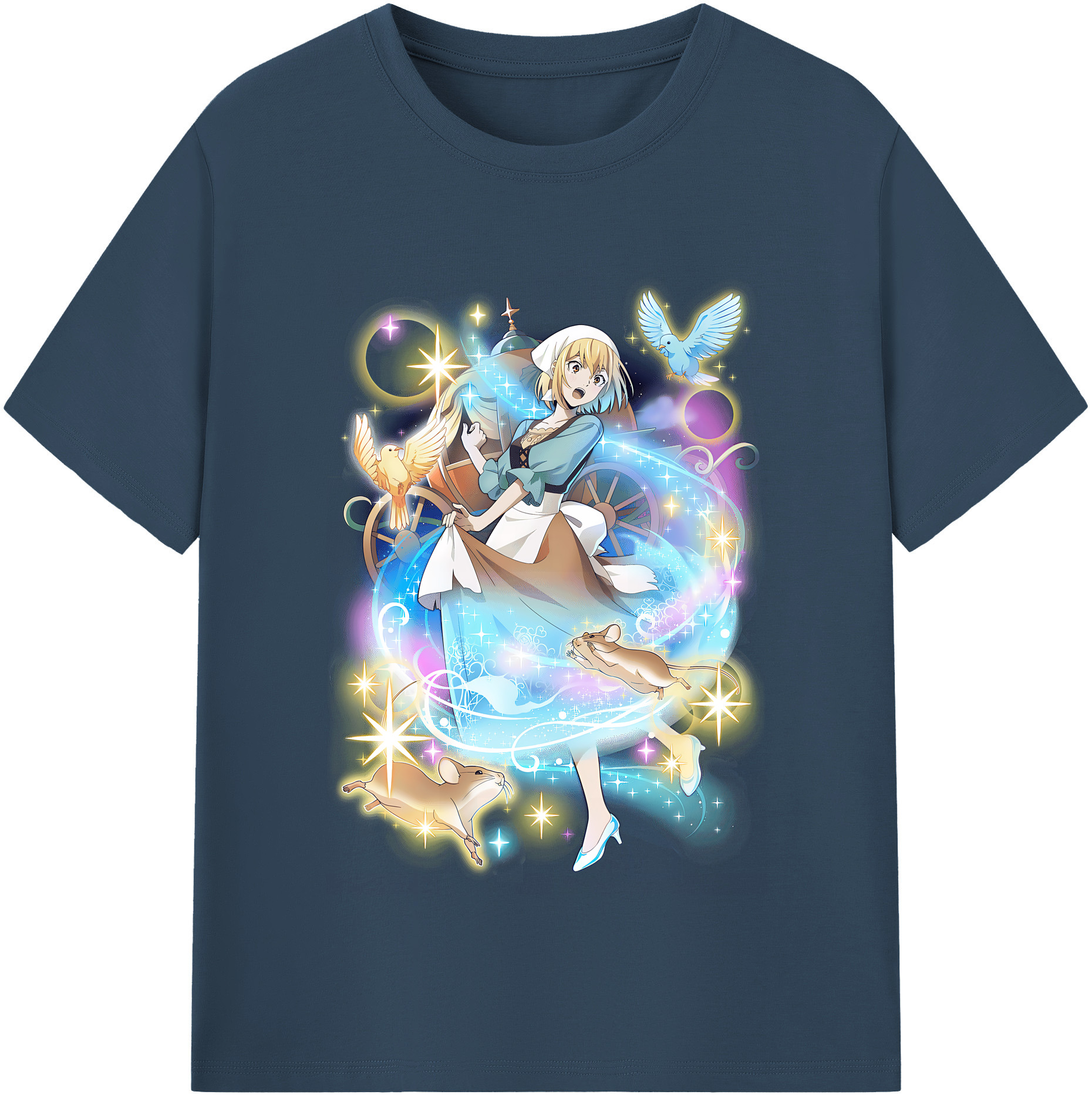 文豪ストレイドッグス Bungo Stray Dogs レディースカジュアルプリントTシャツ（綿100％）