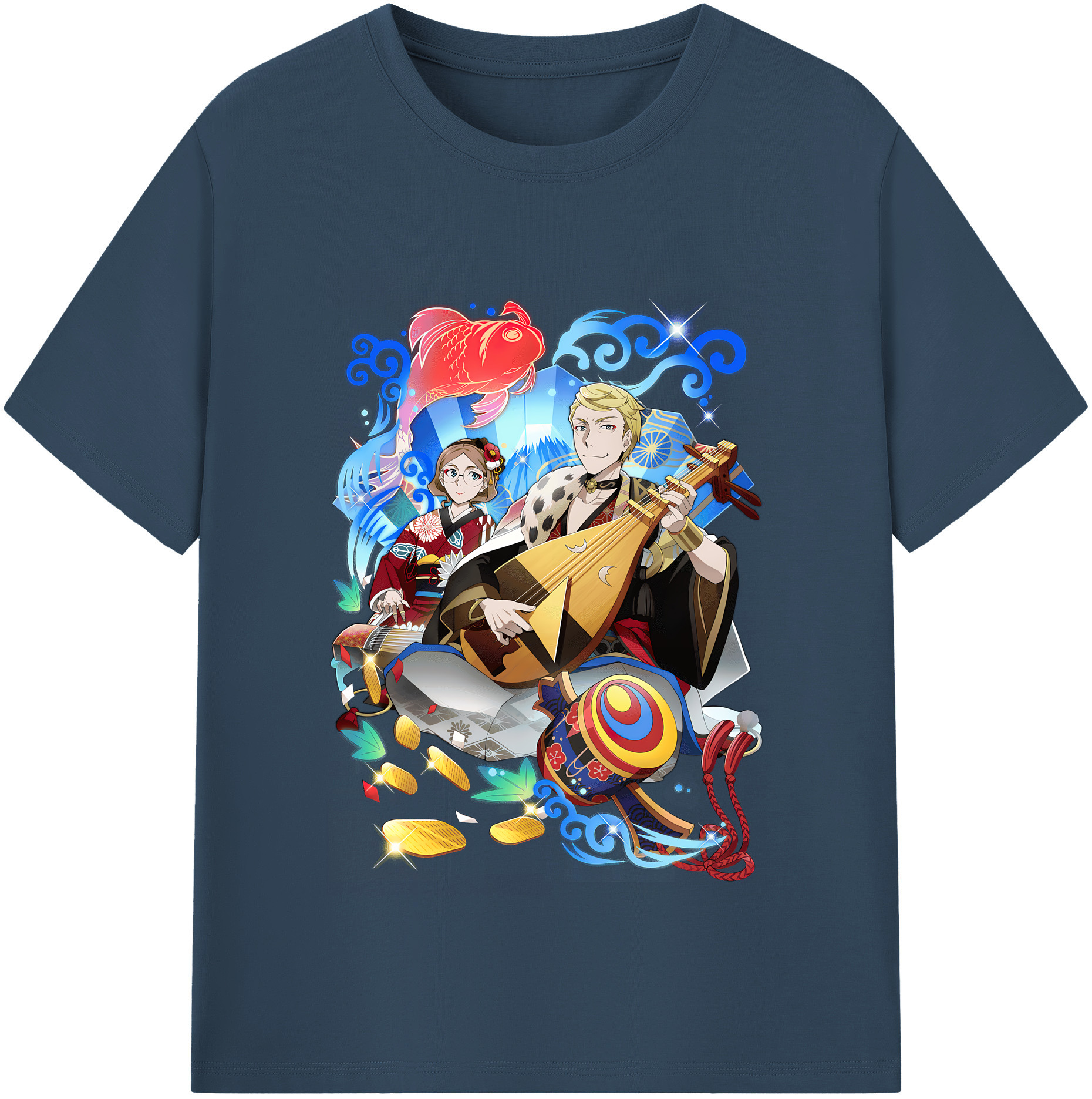 （画像用） 文豪ストレイドッグス Bungo Stray Dogs レディースカジュアルプリントTシャツ（綿100％）