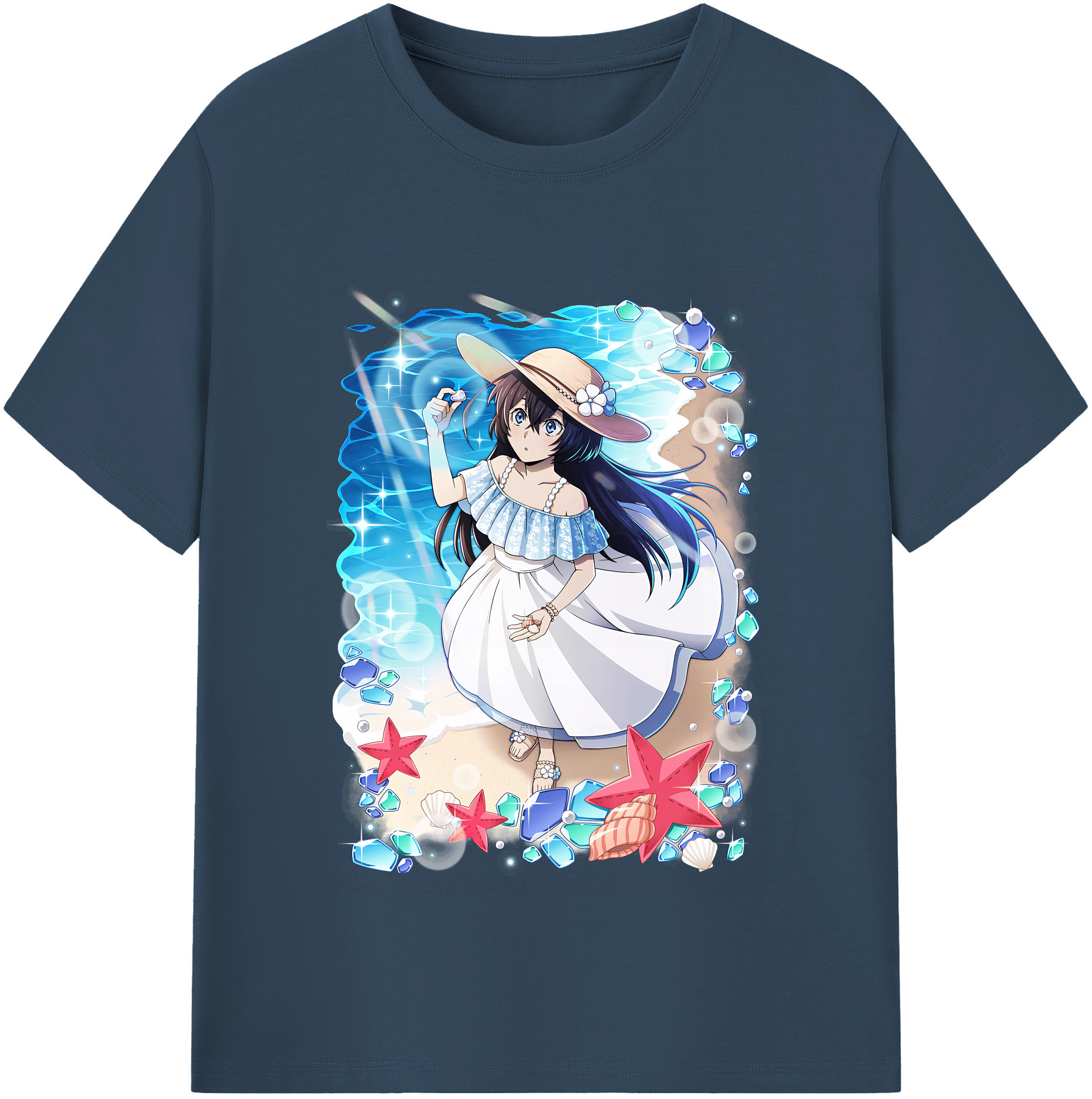 （画像用） 文豪ストレイドッグス Bungo Stray Dogs レディースカジュアルプリントTシャツ（綿100％）