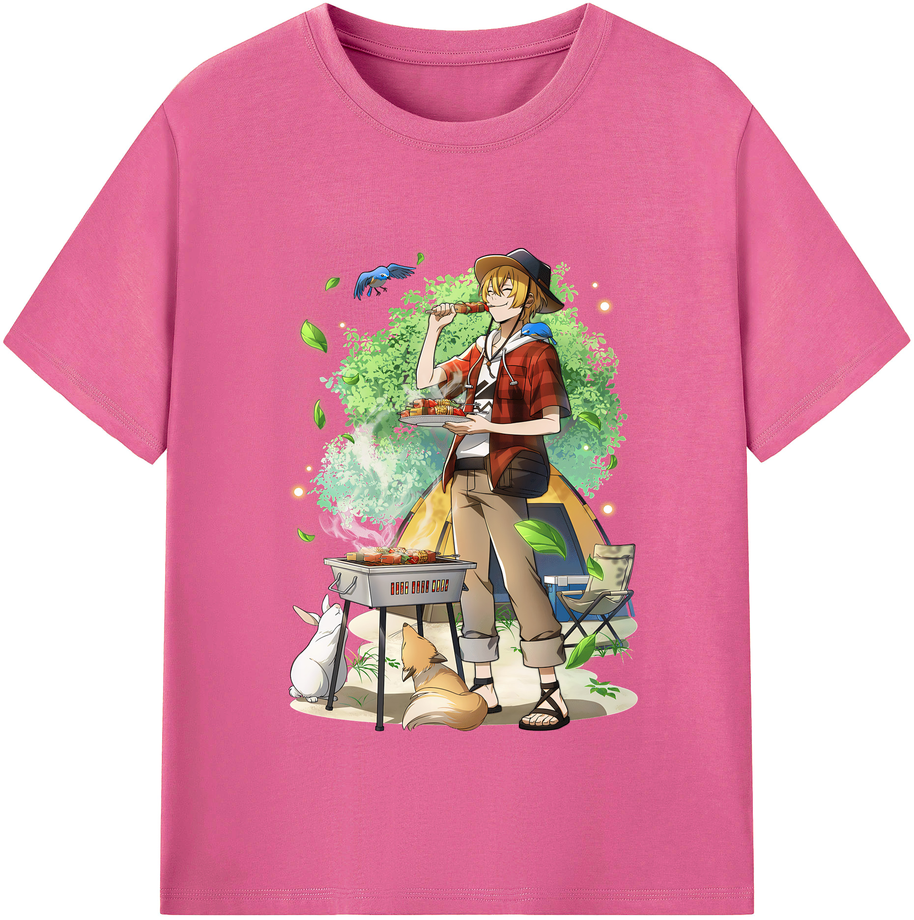 （画像用） 文豪ストレイドッグス Bungo Stray Dogs レディースカジュアルプリントTシャツ（綿100％）