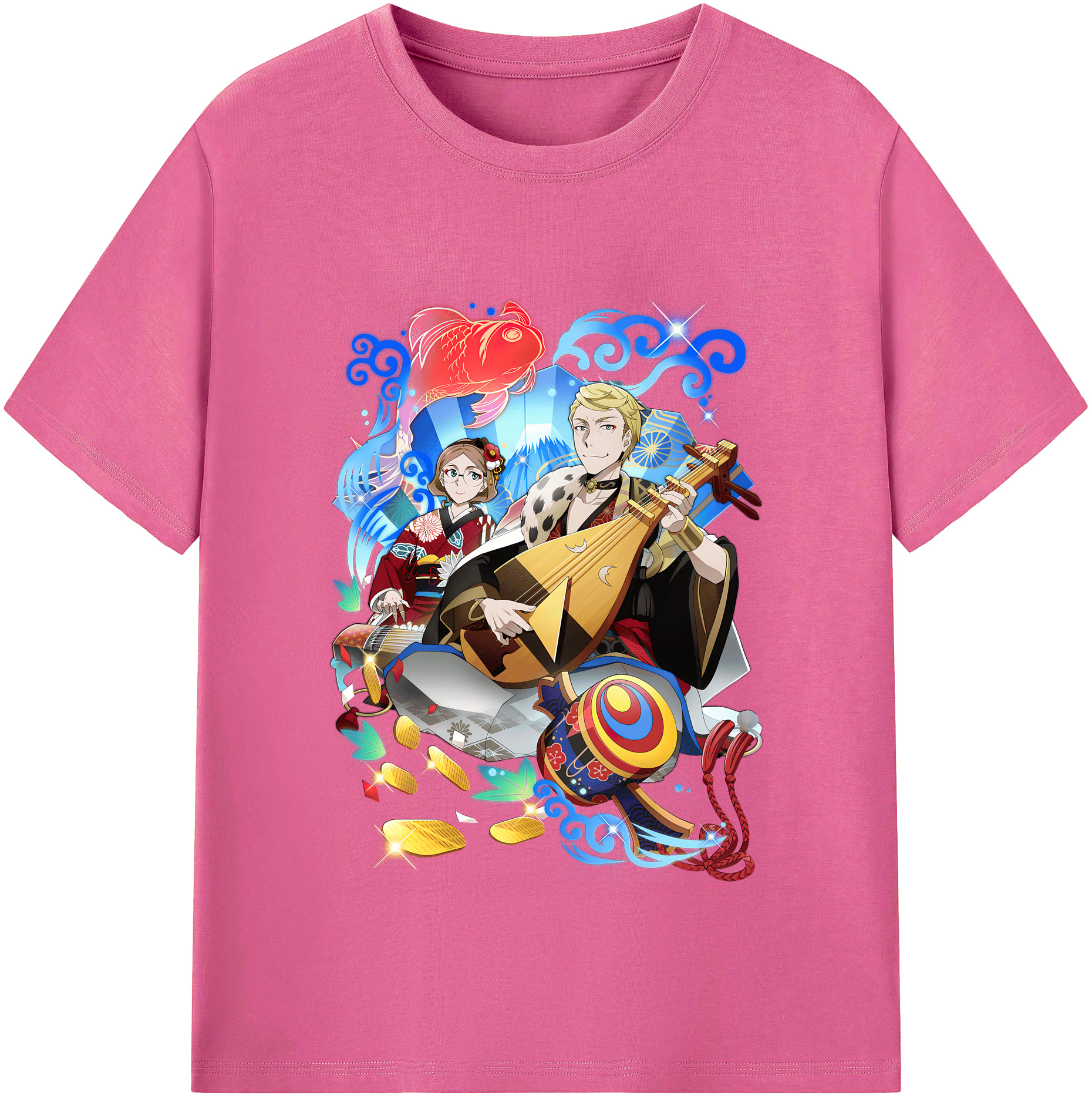 （画像用） 文豪ストレイドッグス Bungo Stray Dogs レディースカジュアルプリントTシャツ（綿100％）