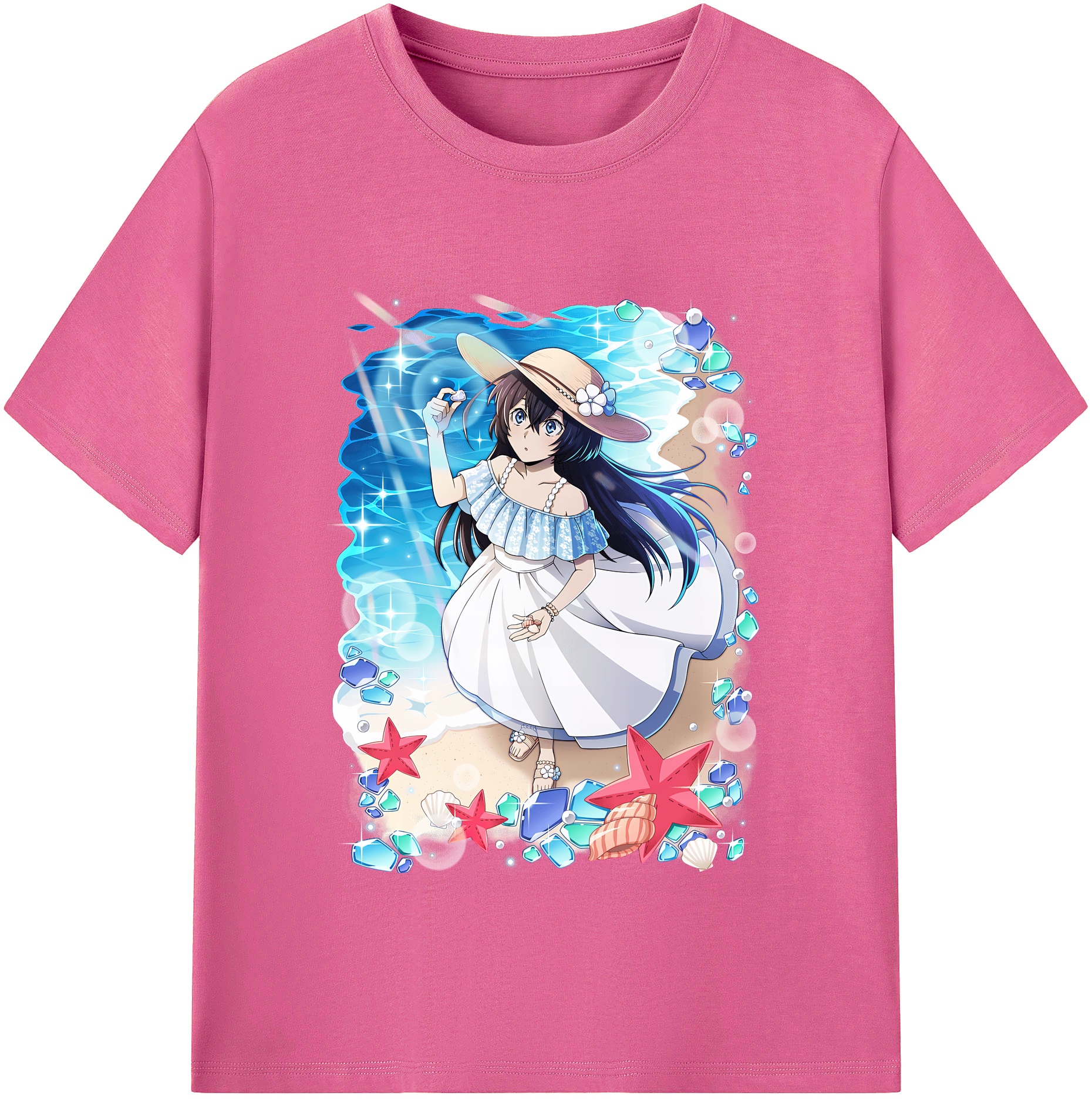 （画像用） 文豪ストレイドッグス Bungo Stray Dogs レディースカジュアルプリントTシャツ（綿100％）