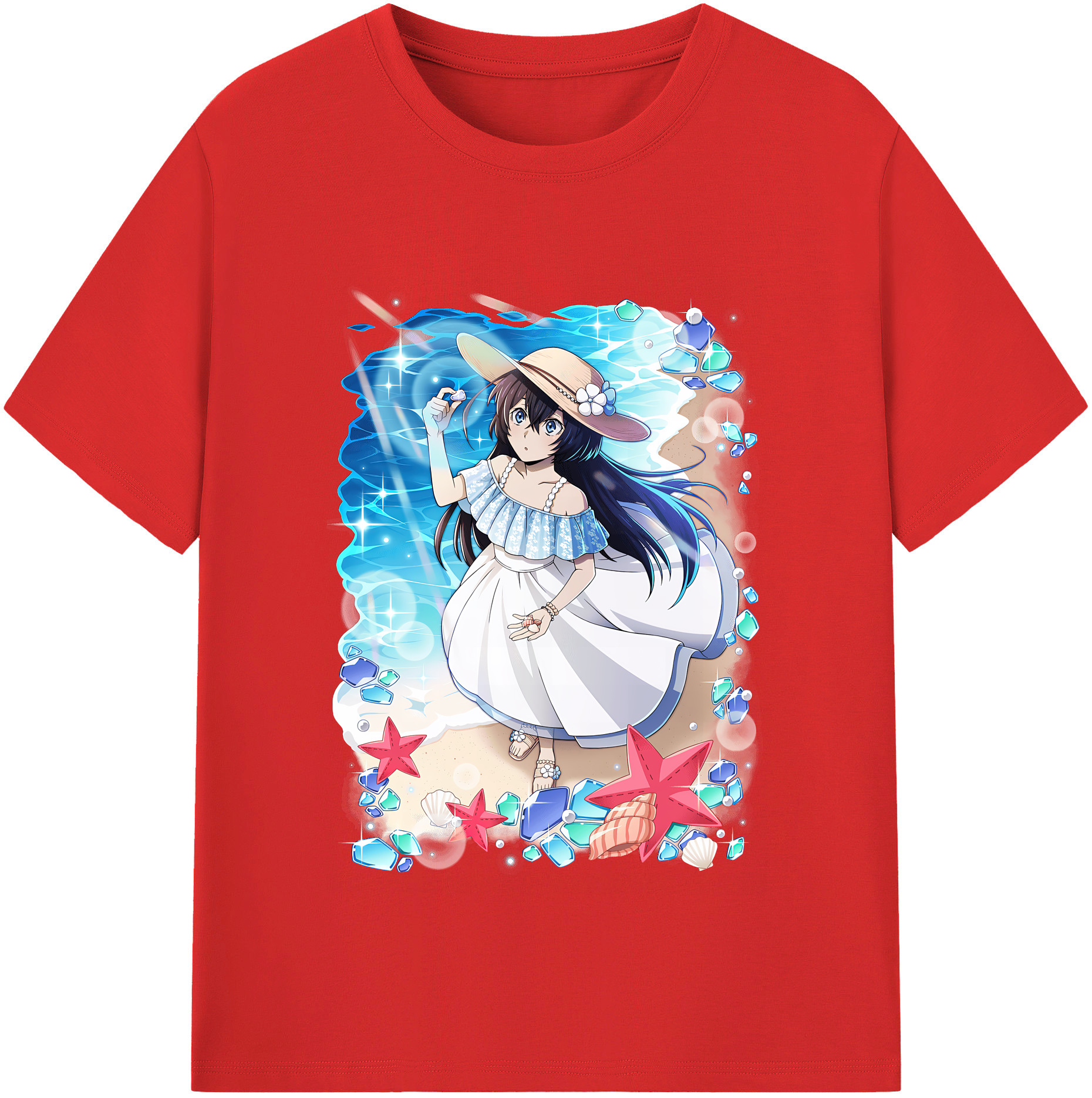 （画像用） 文豪ストレイドッグス Bungo Stray Dogs レディースカジュアルプリントTシャツ（綿100％）