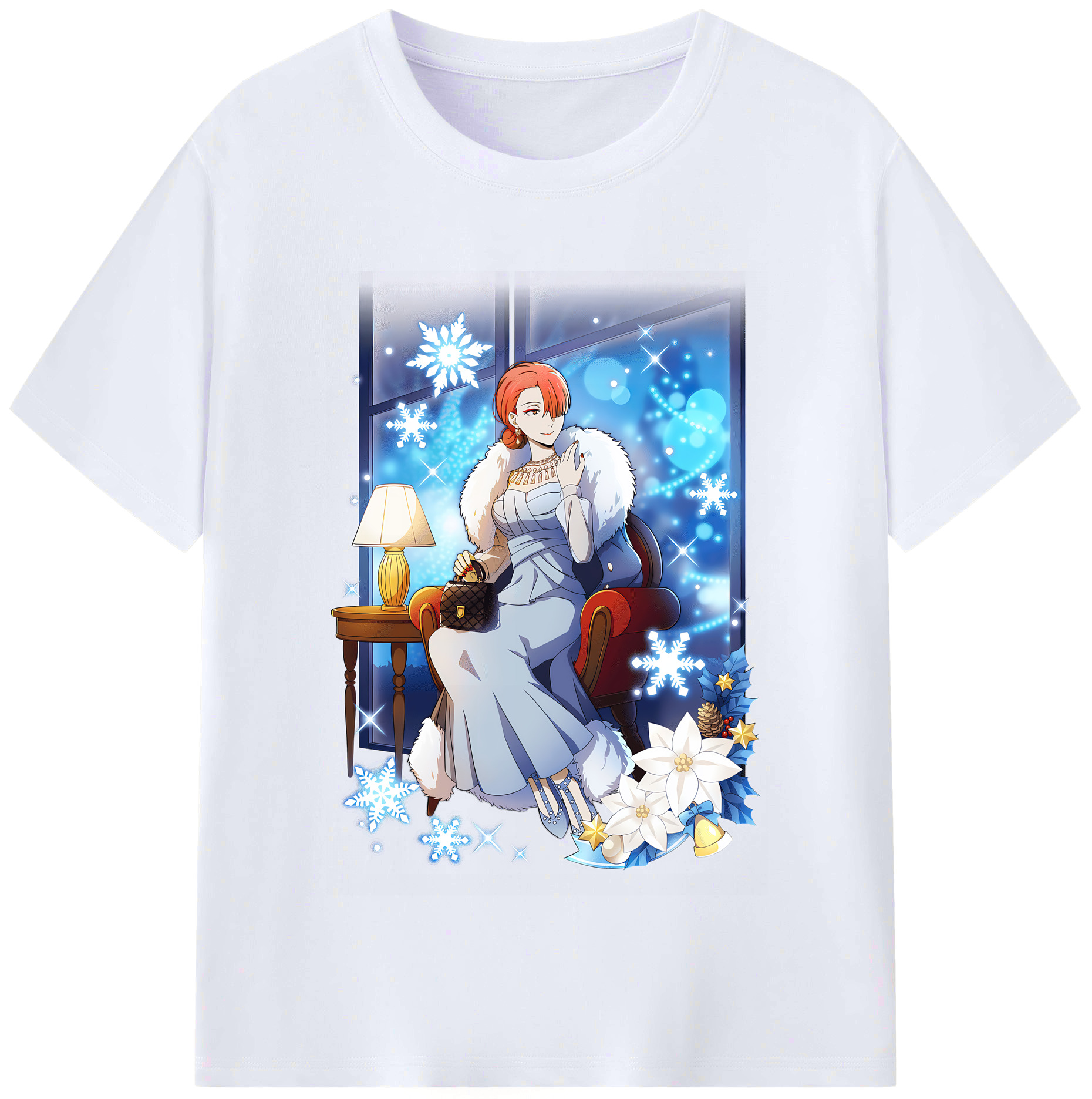 （画像用） 文豪ストレイドッグス Bungo Stray Dogs レディースカジュアルプリントTシャツ（綿100％）