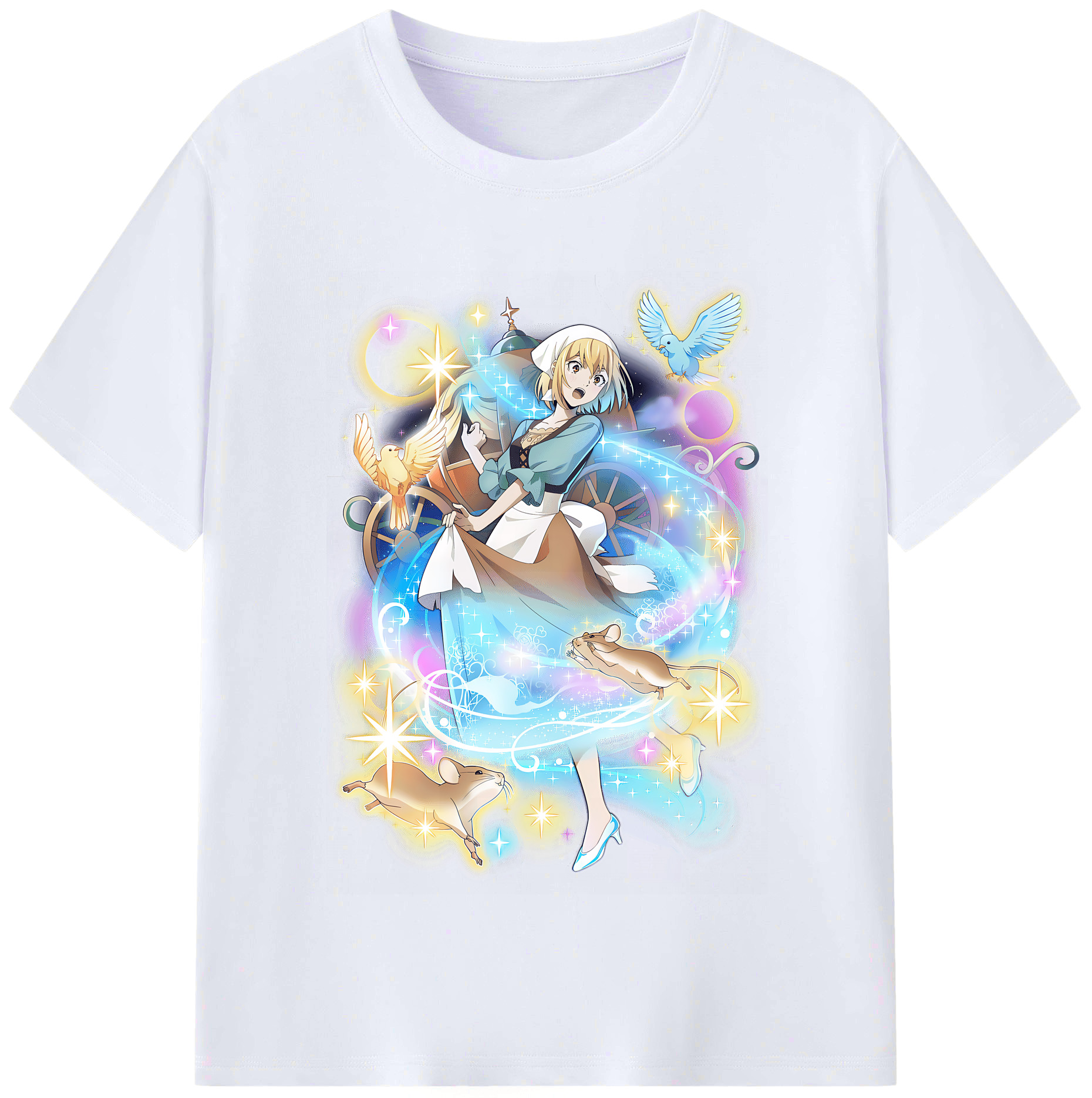 （画像用） 文豪ストレイドッグス Bungo Stray Dogs レディースカジュアルプリントTシャツ（綿100％）