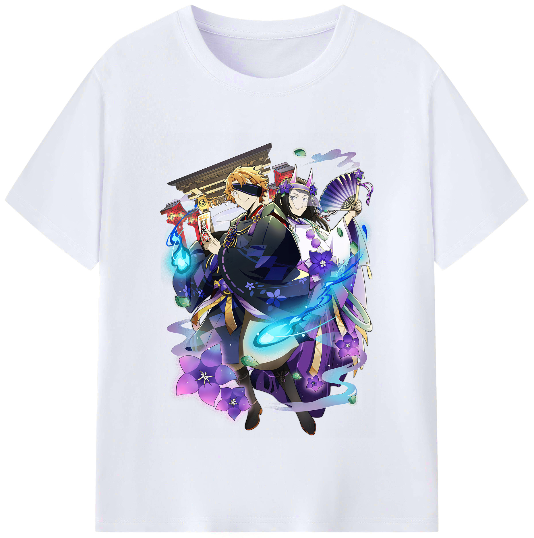 （画像用） 文豪ストレイドッグス Bungo Stray Dogs レディースカジュアルプリントTシャツ（綿100％）