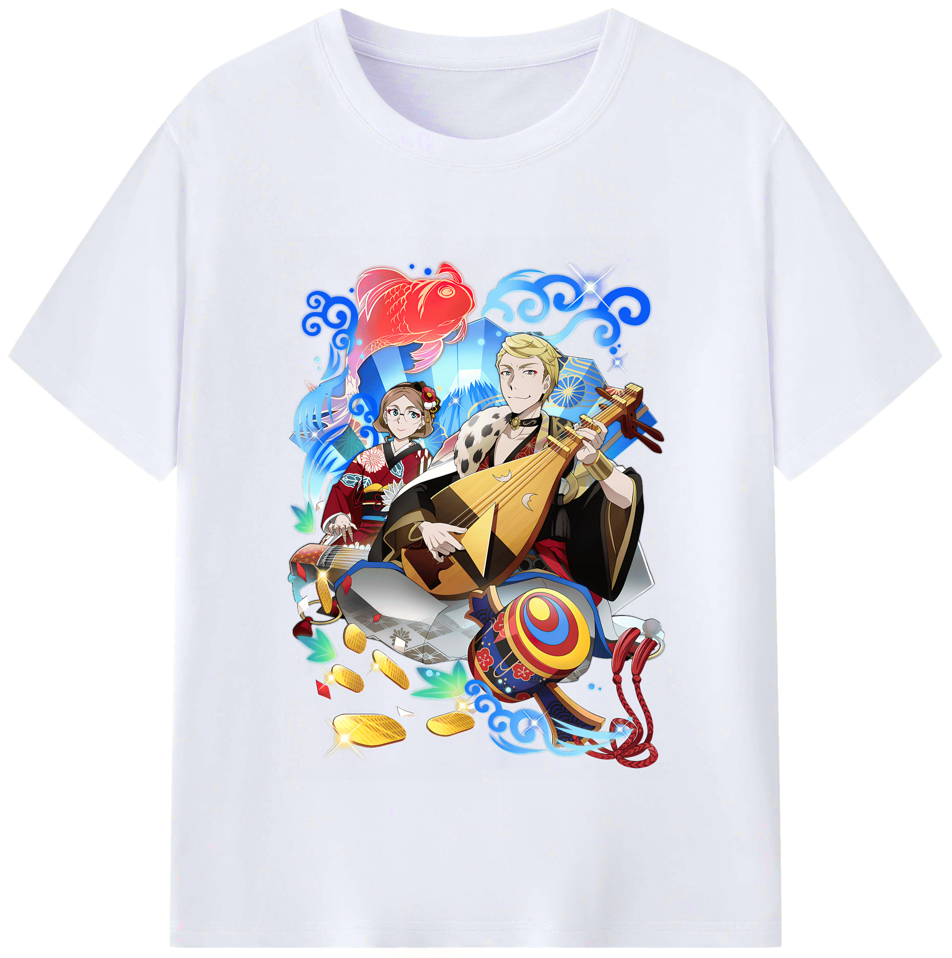 （画像用） 文豪ストレイドッグス Bungo Stray Dogs レディースカジュアルプリントTシャツ（綿100％）