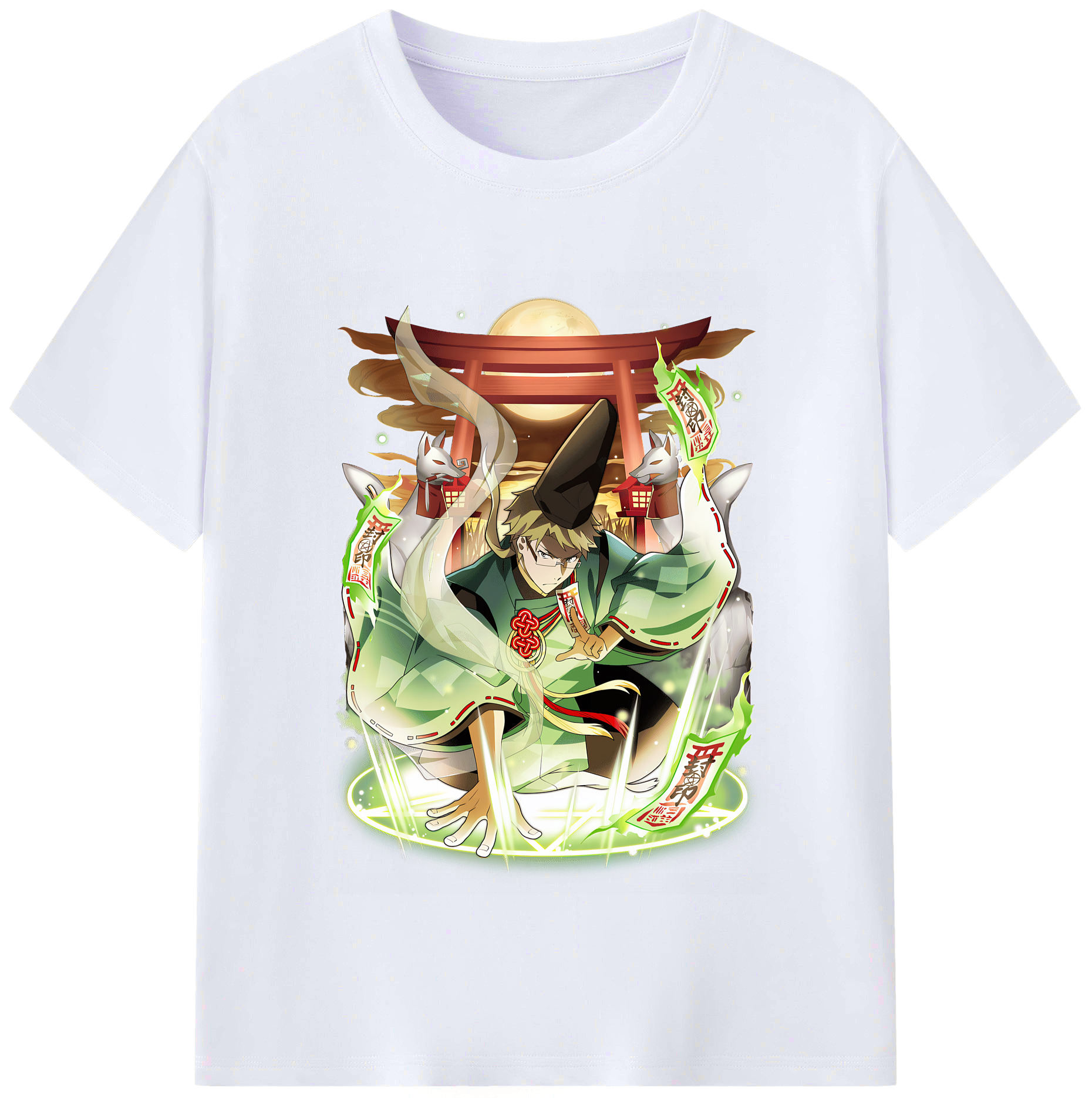 （画像用） 文豪ストレイドッグス Bungo Stray Dogs レディースカジュアルプリントTシャツ（綿100％）