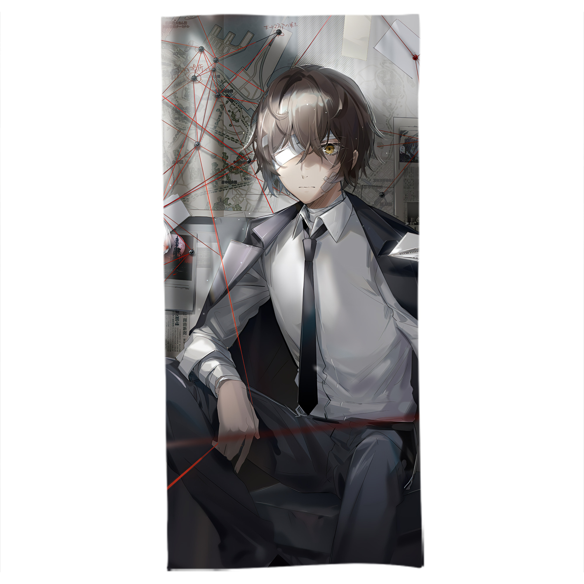 （画像用） 文豪ストレイドッグス Bungo Stray Dogs 大判バスタオル 70×140cm 吸水速乾 柔らかい肌触り