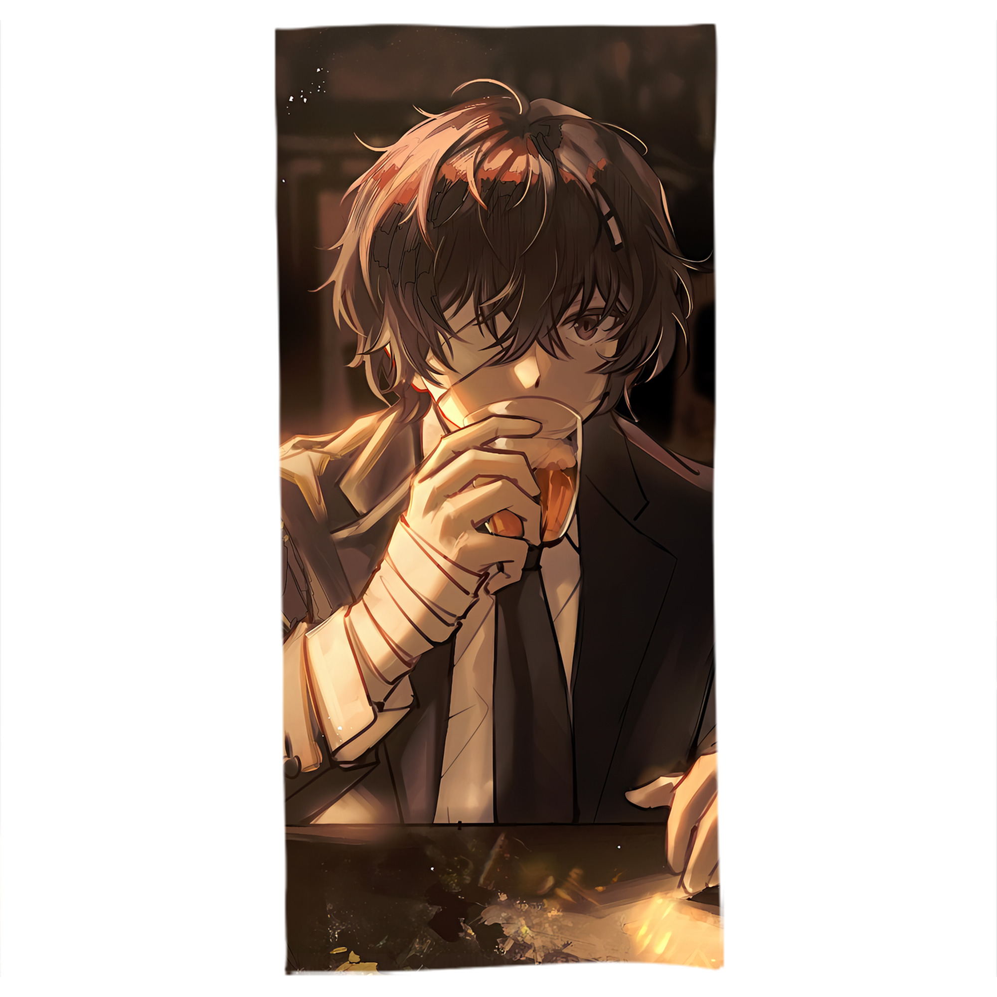 （画像用） 文豪ストレイドッグス Bungo Stray Dogs 大判バスタオル 70×140cm 吸水速乾 柔らかい肌触り
