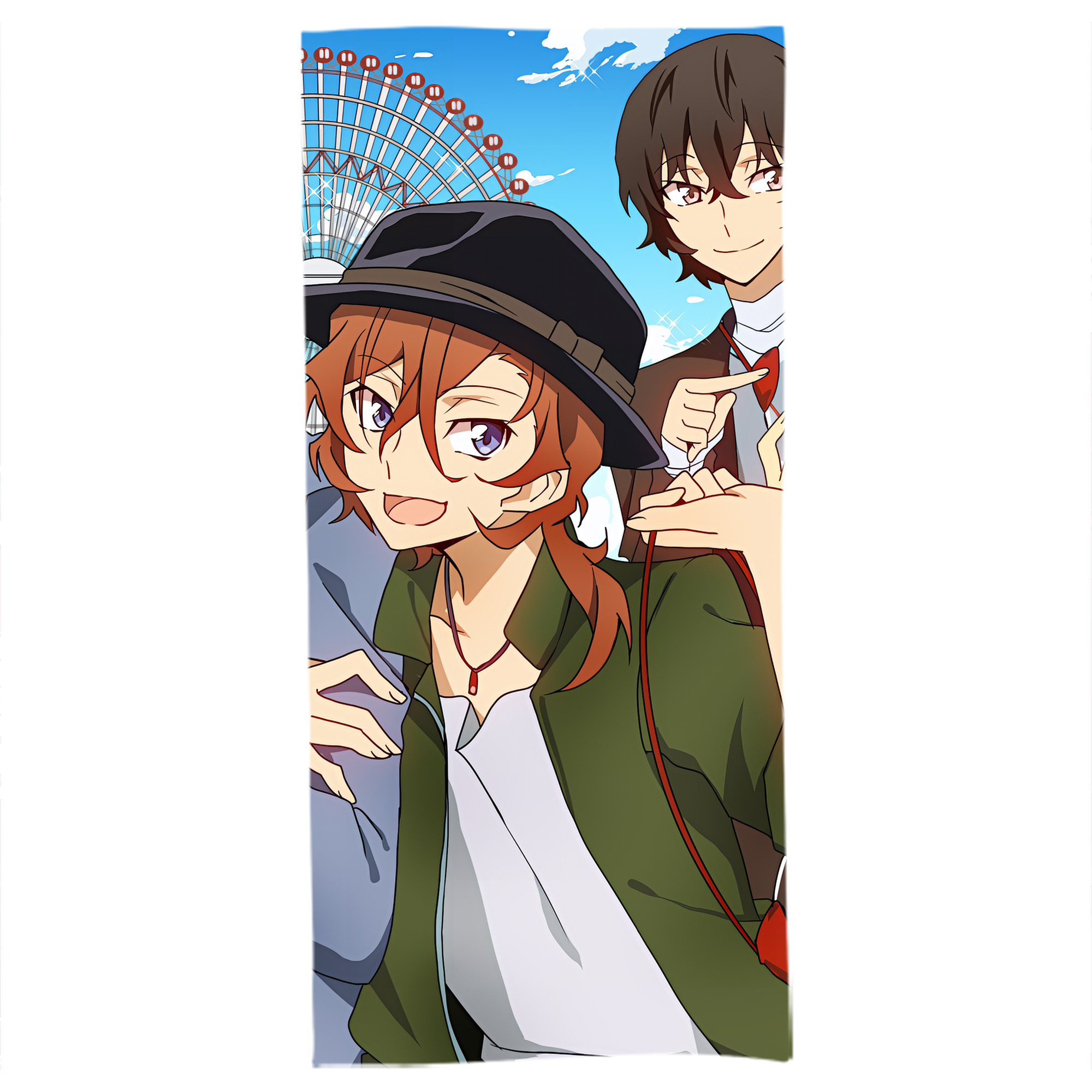 （画像用） 文豪ストレイドッグス Bungo Stray Dogs 大判バスタオル 70×140cm 吸水速乾 柔らかい肌触り
