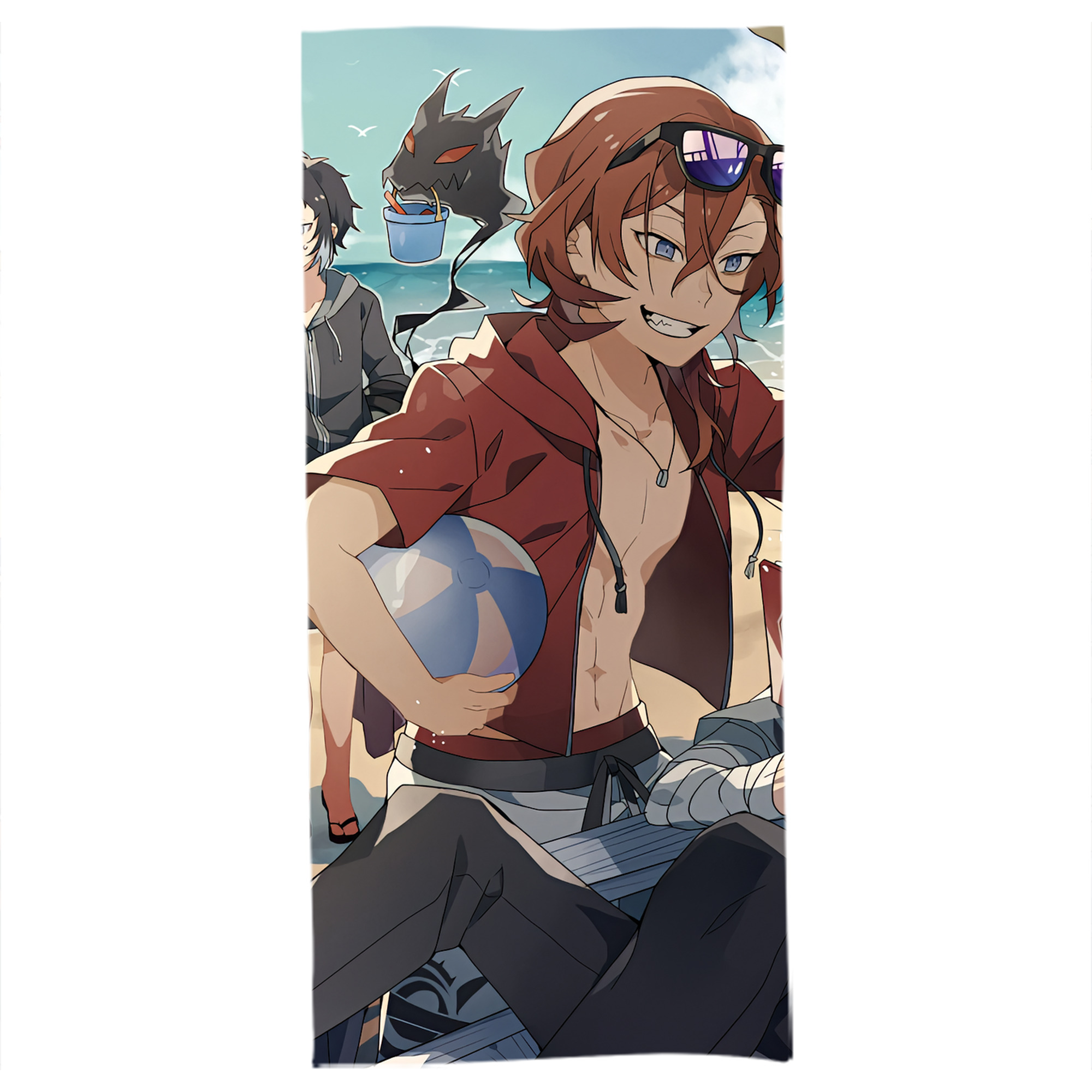 （画像用） 文豪ストレイドッグス Bungo Stray Dogs 大判バスタオル 70×140cm 吸水速乾 柔らかい肌触り