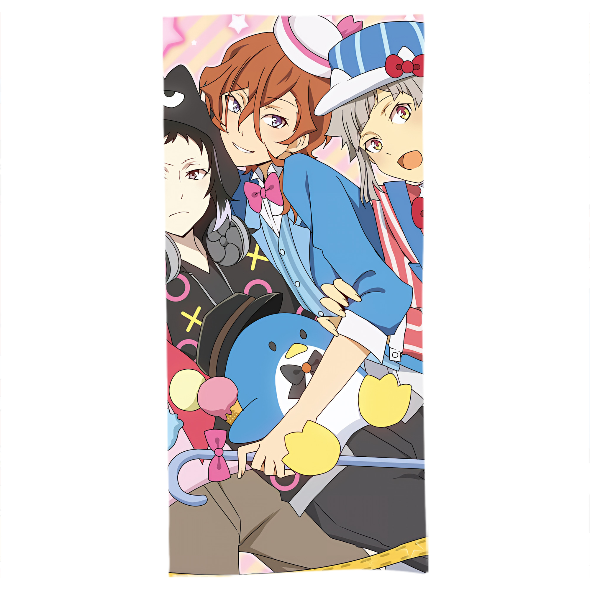 （画像用） 文豪ストレイドッグス Bungo Stray Dogs 大判バスタオル 70×140cm 吸水速乾 柔らかい肌触り