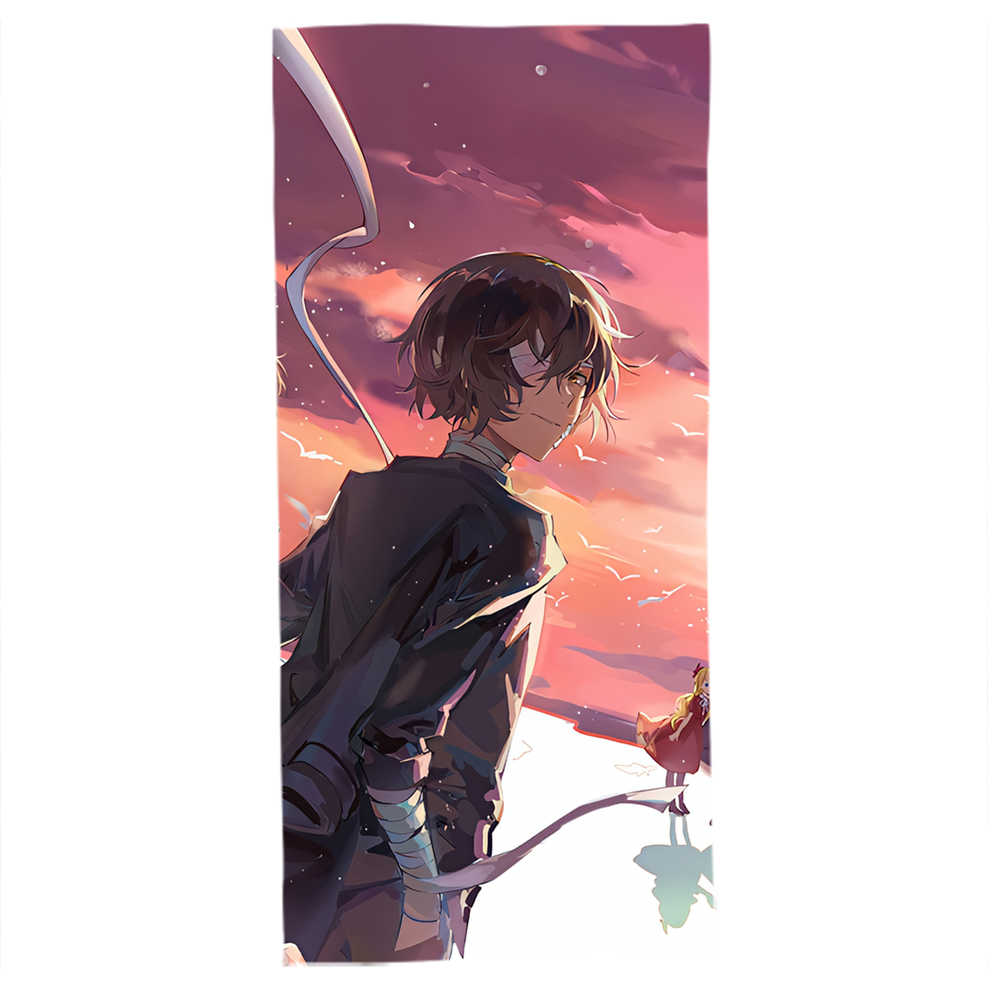 （画像用） 文豪ストレイドッグス Bungo Stray Dogs 大判バスタオル 70×140cm 吸水速乾 柔らかい肌触り