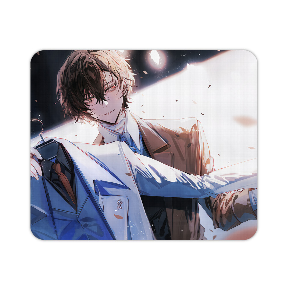 （画像用） 文豪ストレイドッグス Bungo Stray Dogs マウスパッド ステッチ加工 ラバー素材 防水 滑り止め 超薄型 ゲーミング/オフィス対応