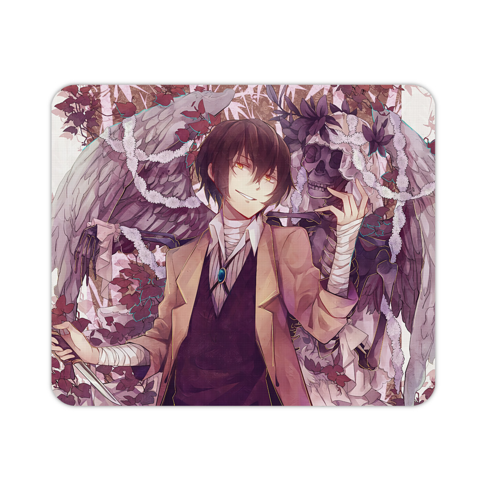 （画像用） 文豪ストレイドッグス Bungo Stray Dogs マウスパッド ステッチ加工 ラバー素材 防水 滑り止め 超薄型 ゲーミング/オフィス対応