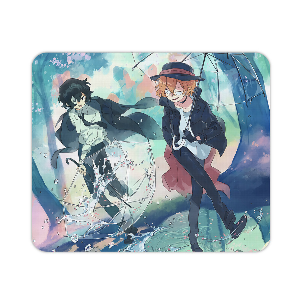 （画像用） 文豪ストレイドッグス Bungo Stray Dogs マウスパッド ステッチ加工 ラバー素材 防水 滑り止め 超薄型 ゲーミング/オフィス対応