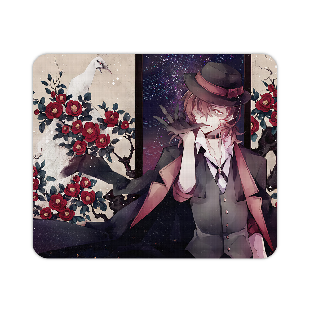 （画像用） 文豪ストレイドッグス Bungo Stray Dogs マウスパッド ステッチ加工 ラバー素材 防水 滑り止め 超薄型 ゲーミング/オフィス対応