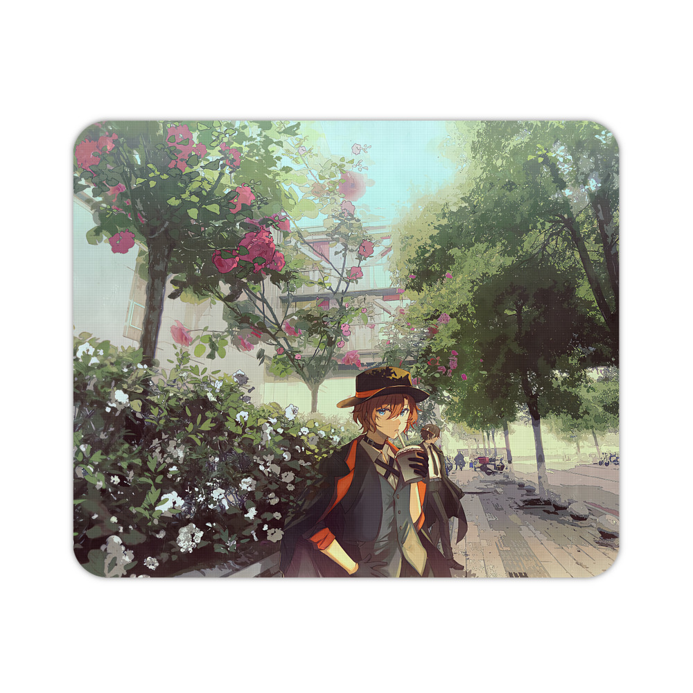 （画像用） 文豪ストレイドッグス Bungo Stray Dogs マウスパッド ステッチ加工 ラバー素材 防水 滑り止め 超薄型 ゲーミング/オフィス対応