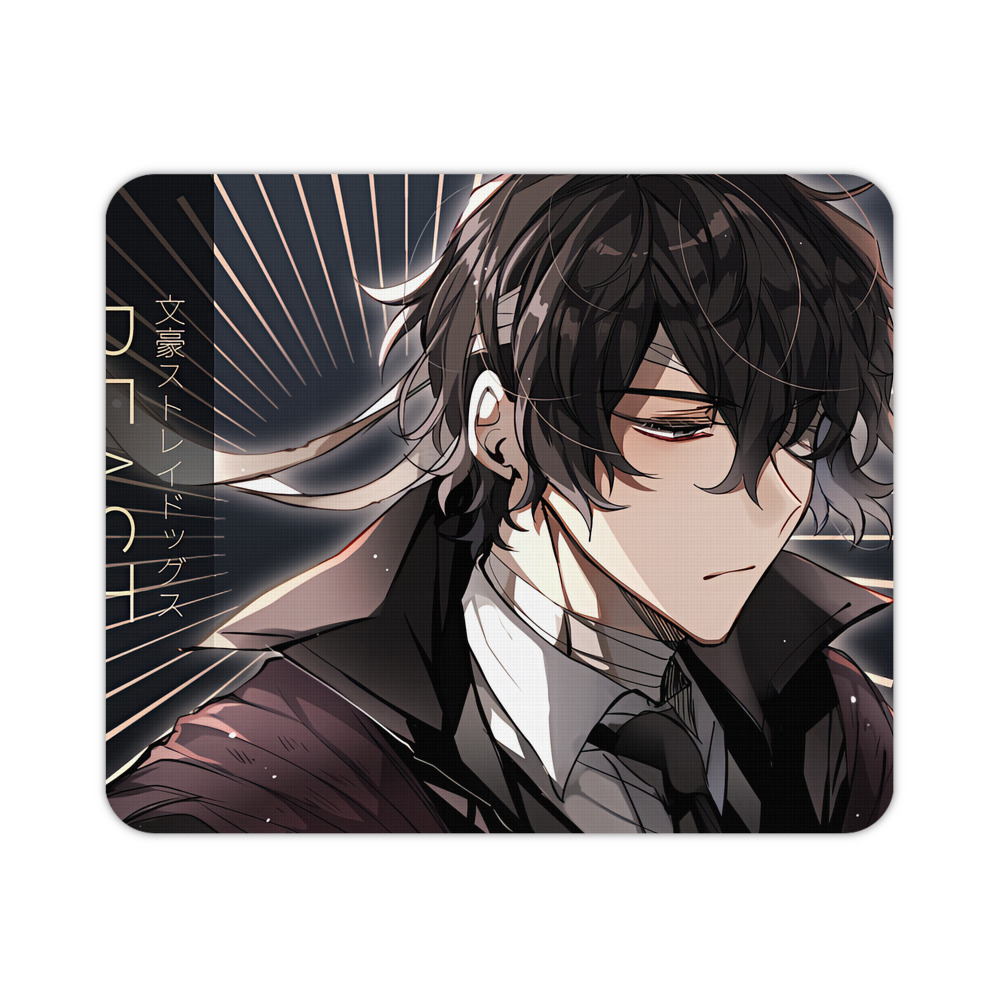 （画像用） 文豪ストレイドッグス Bungo Stray Dogs マウスパッド ステッチ加工 ラバー素材 防水 滑り止め 超薄型 ゲーミング/オフィス対応