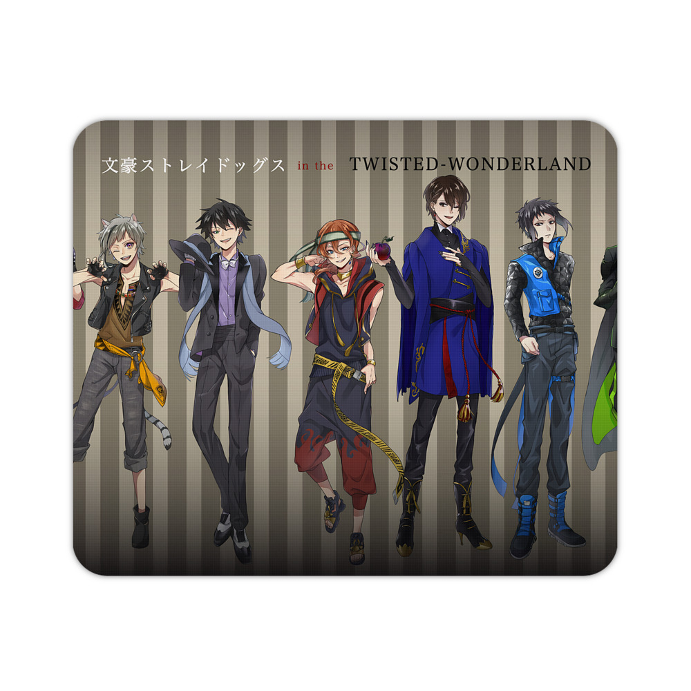 （画像用） 文豪ストレイドッグス Bungo Stray Dogs マウスパッド ステッチ加工 ラバー素材 防水 滑り止め 超薄型 ゲーミング/オフィス対応