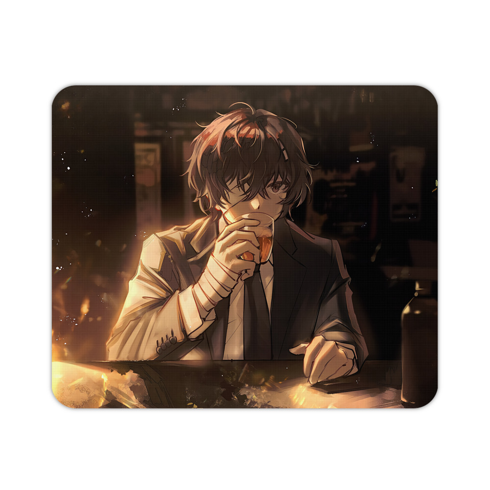 （画像用） 文豪ストレイドッグス Bungo Stray Dogs マウスパッド ステッチ加工 ラバー素材 防水 滑り止め 超薄型 ゲーミング/オフィス対応