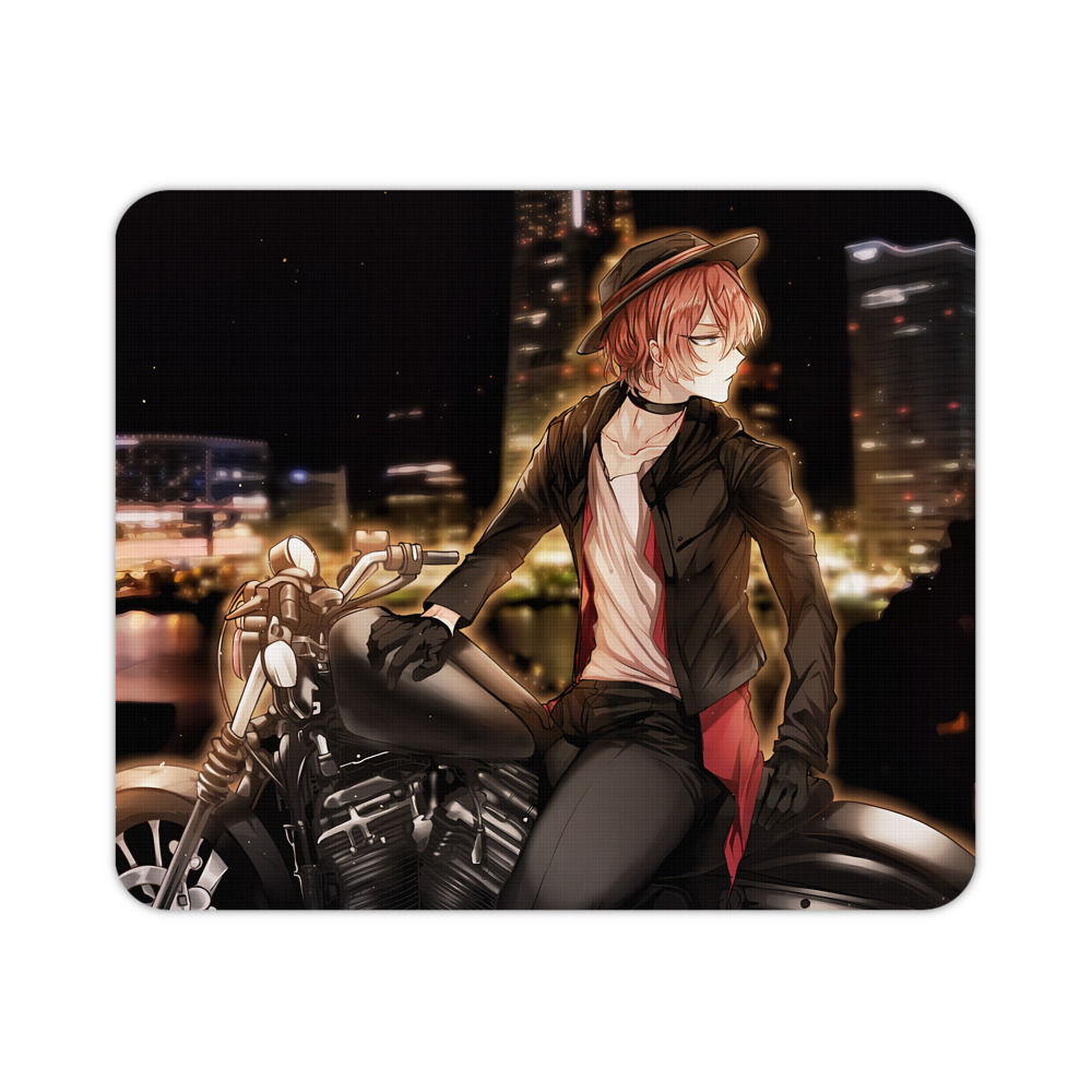 （画像用） 文豪ストレイドッグス Bungo Stray Dogs マウスパッド ステッチ加工 ラバー素材 防水 滑り止め 超薄型 ゲーミング/オフィス対応