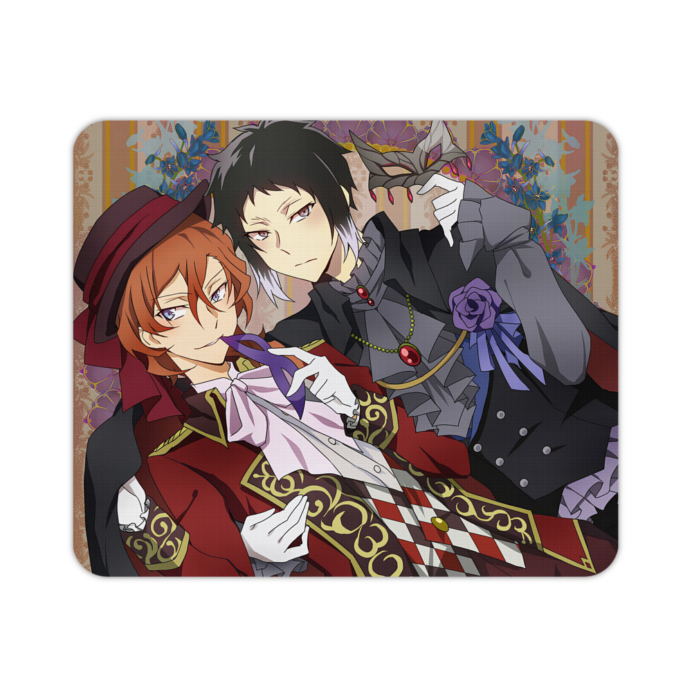 （画像用） 文豪ストレイドッグス Bungo Stray Dogs マウスパッド ステッチ加工 ラバー素材 防水 滑り止め 超薄型 ゲーミング/オフィス対応