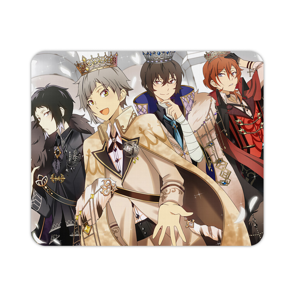 （画像用） 文豪ストレイドッグス Bungo Stray Dogs マウスパッド ステッチ加工 ラバー素材 防水 滑り止め 超薄型 ゲーミング/オフィス対応