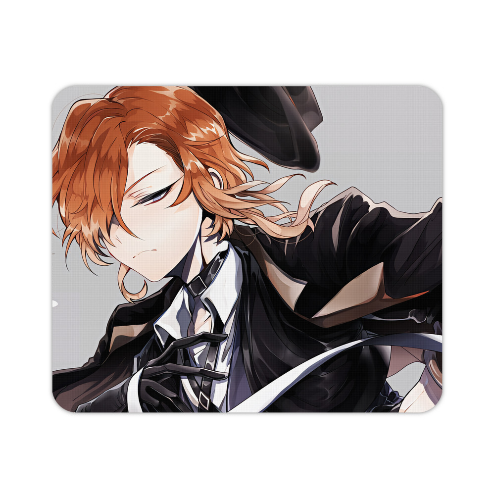 （画像用） 文豪ストレイドッグス Bungo Stray Dogs マウスパッド ステッチ加工 ラバー素材 防水 滑り止め 超薄型 ゲーミング/オフィス対応