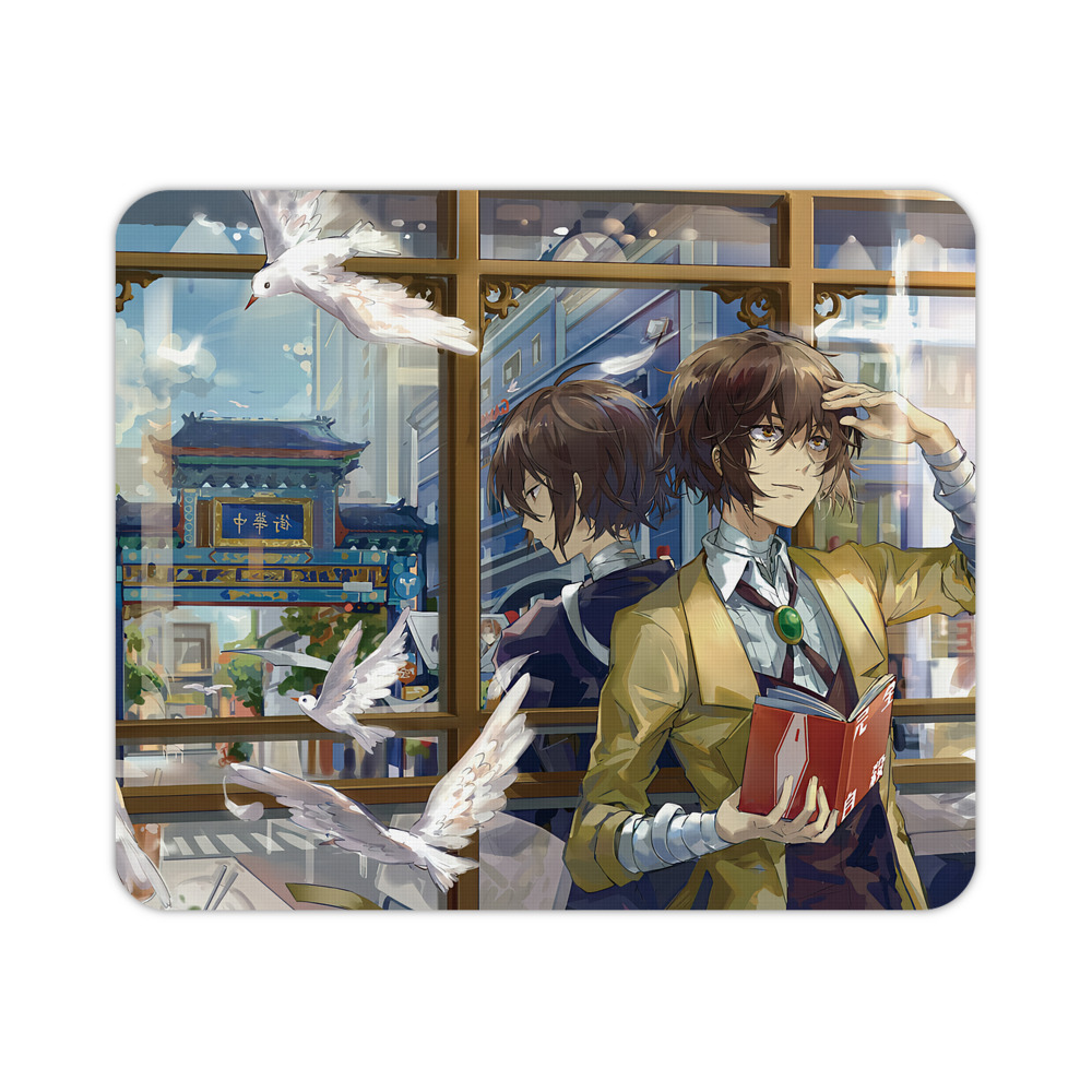 （画像用） 文豪ストレイドッグス Bungo Stray Dogs マウスパッド ステッチ加工 ラバー素材 防水 滑り止め 超薄型 ゲーミング/オフィス対応