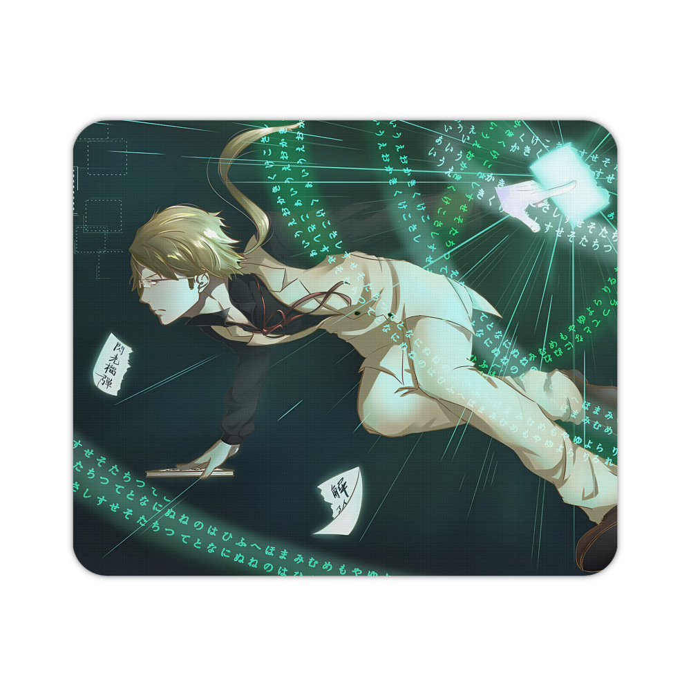 （画像用） 文豪ストレイドッグス Bungo Stray Dogs マウスパッド ステッチ加工 ラバー素材 防水 滑り止め 超薄型 ゲーミング/オフィス対応