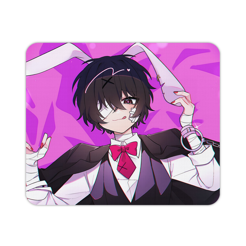 （画像用） 文豪ストレイドッグス Bungo Stray Dogs マウスパッド ステッチ加工 ラバー素材 防水 滑り止め 超薄型 ゲーミング/オフィス対応